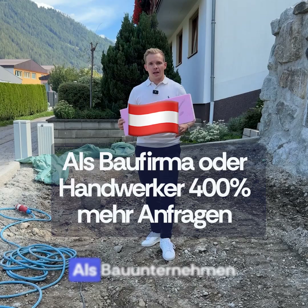 Martin Kapeller Facebook ad: Erfolgreicher Bau- oder Handwerksbetrieb?