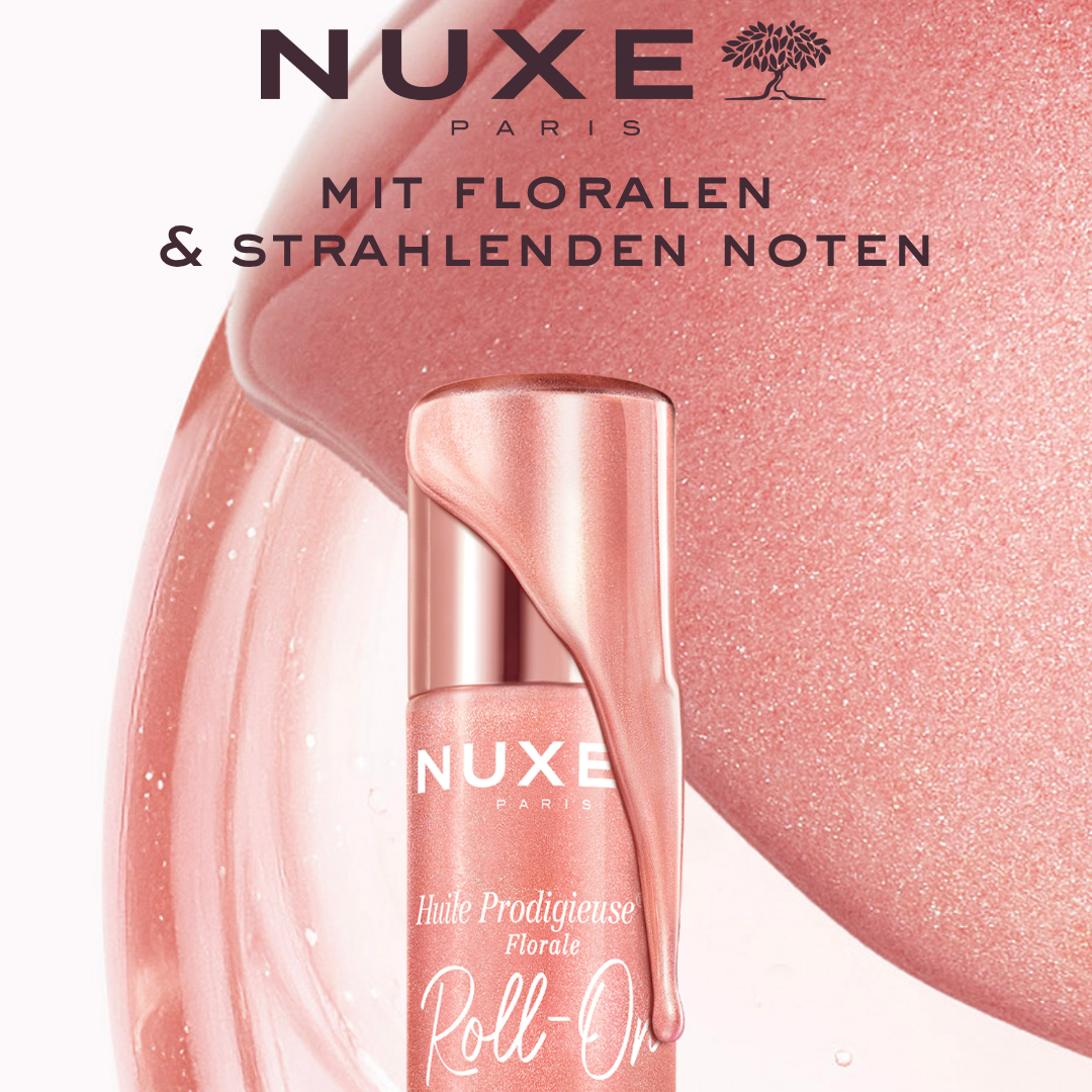 NUXE Facebook ad: Dein Lieblingsöl ab jetzt im Roll-On Format, pflegend…
