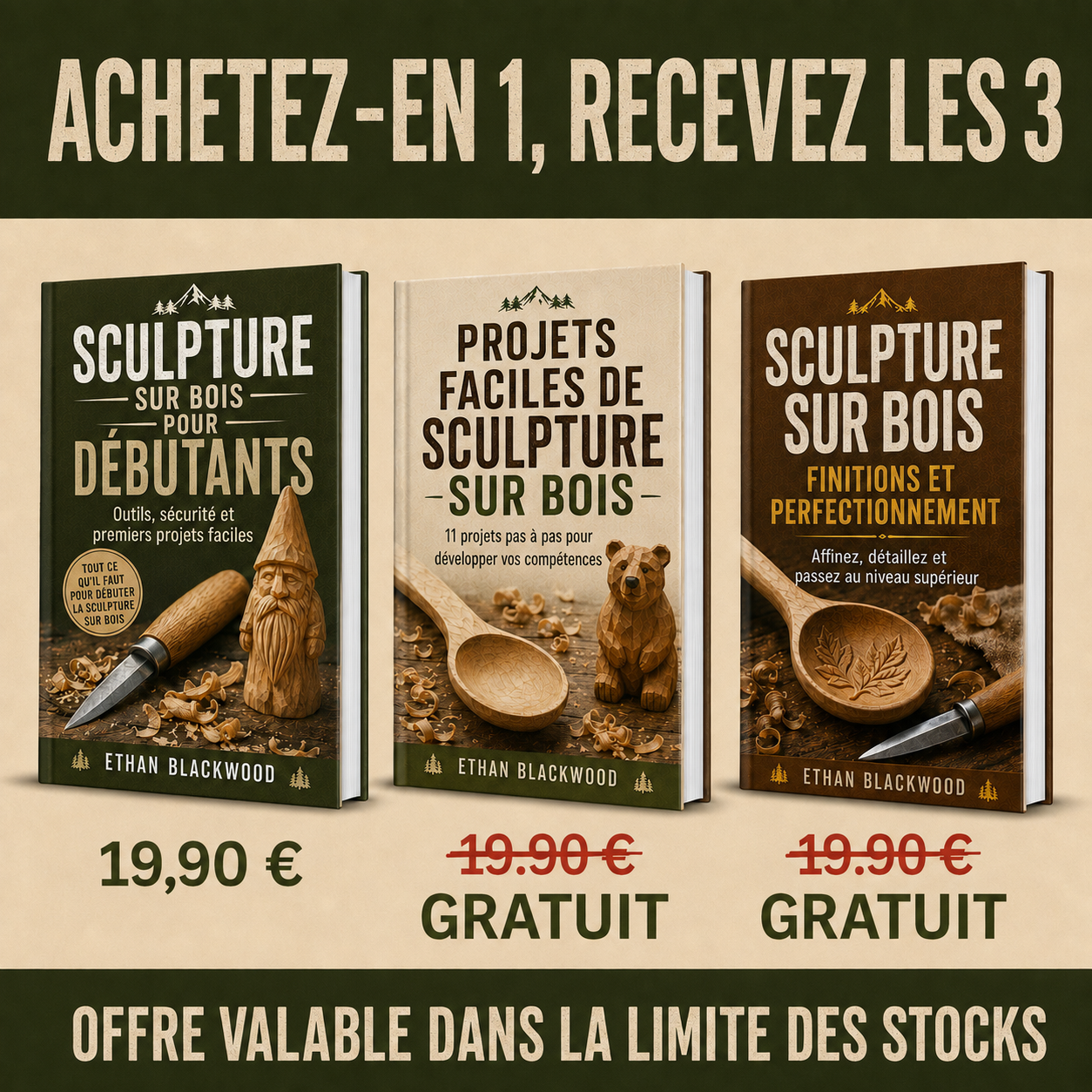 Jason Jenkins Facebook ad: Recevez 3 livres et ne payez qu’un seul