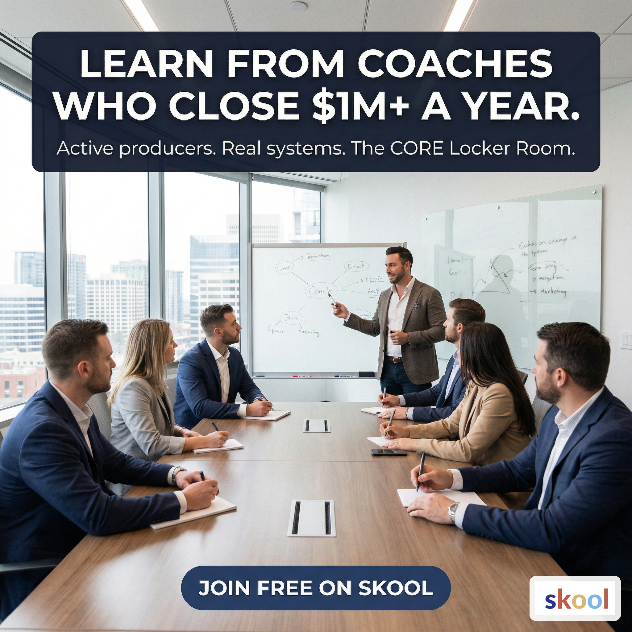 The CORE Training Facebook ad: Join Free. See What Works.