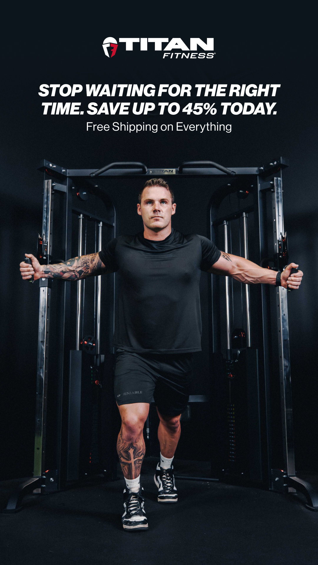 Titan Fitness Facebook ad