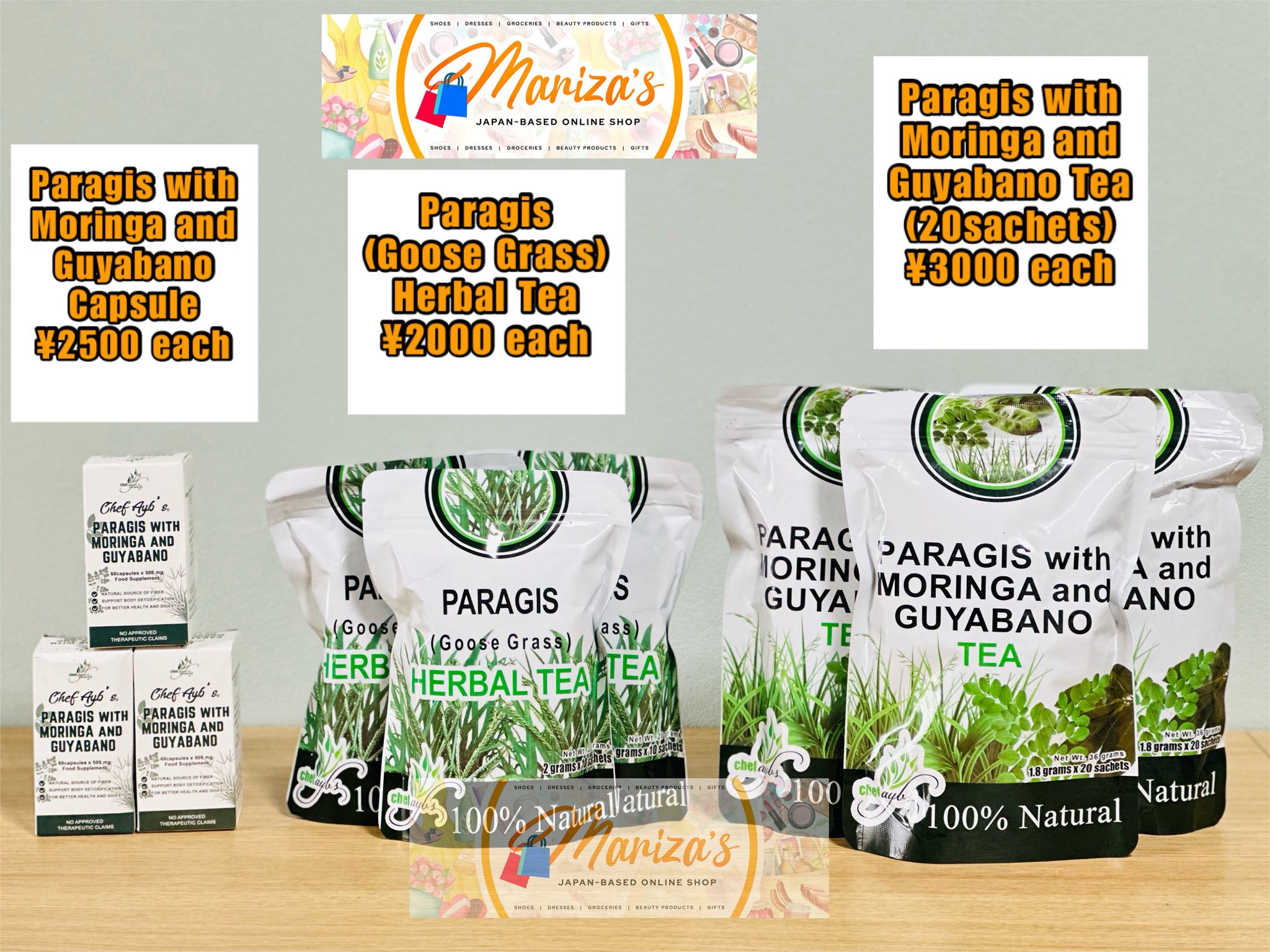 Mariza’S Facebook ad: ALL YOUR FAVORITE BEAUTY & WELLNESS PRODUCTS, AVAILABLE…