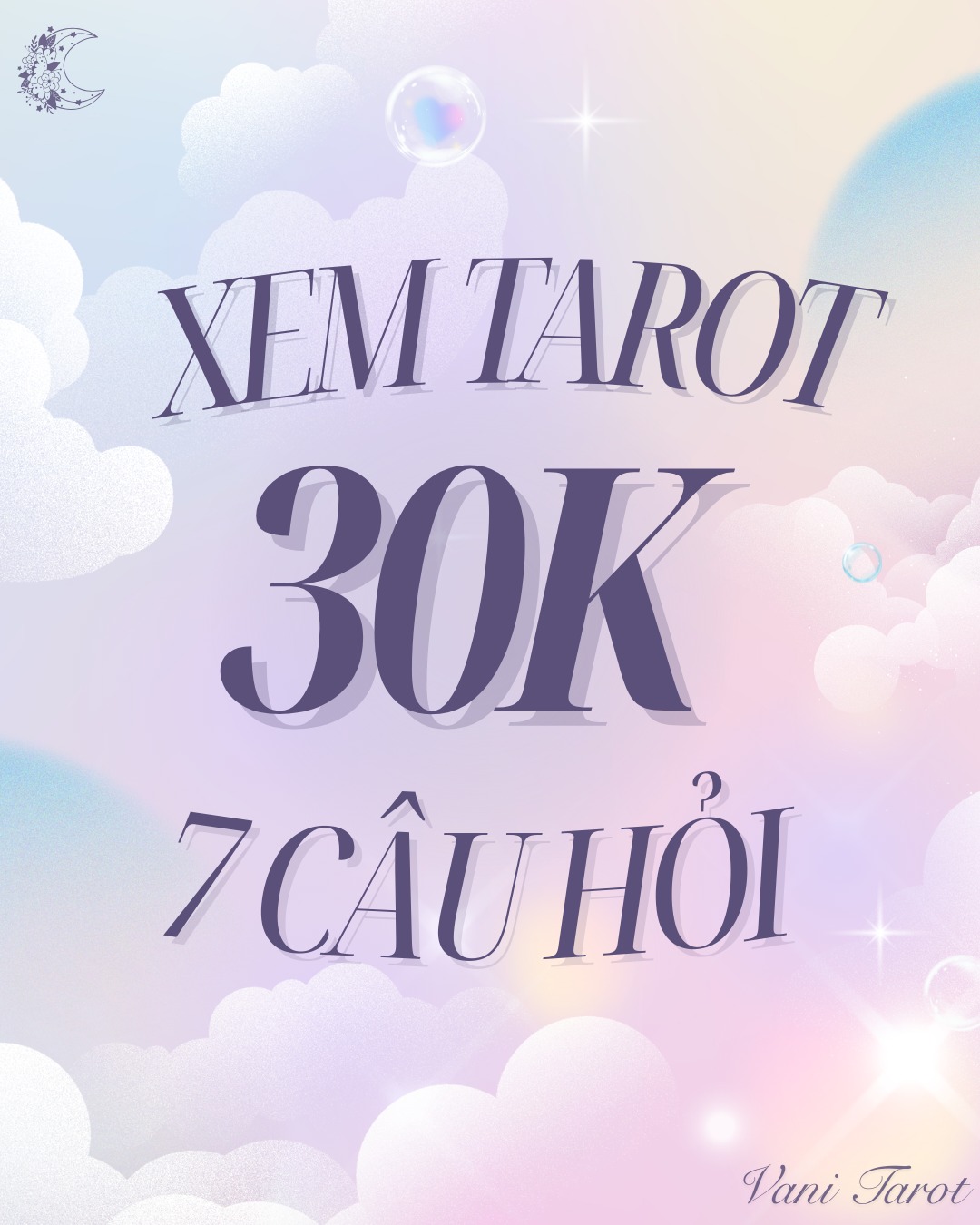 Vani Tarot Facebook ad: CHỈ 30K GIẢI ĐÁP HẾT NHỮNG ĐIỀU BẠN…