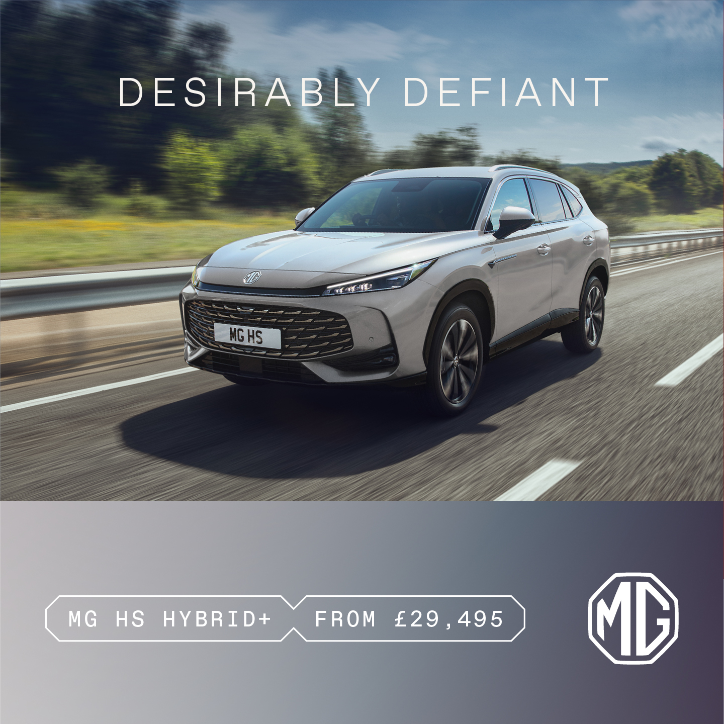 MG Motor UK Facebook ad