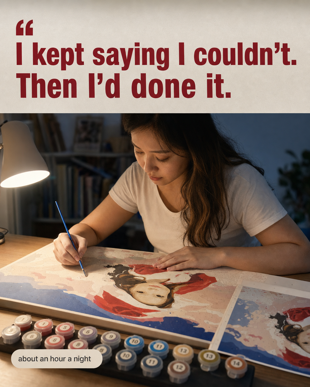 Art Therapy by Eleni Nicolaou Facebook ad: You Painted That. Actually You.