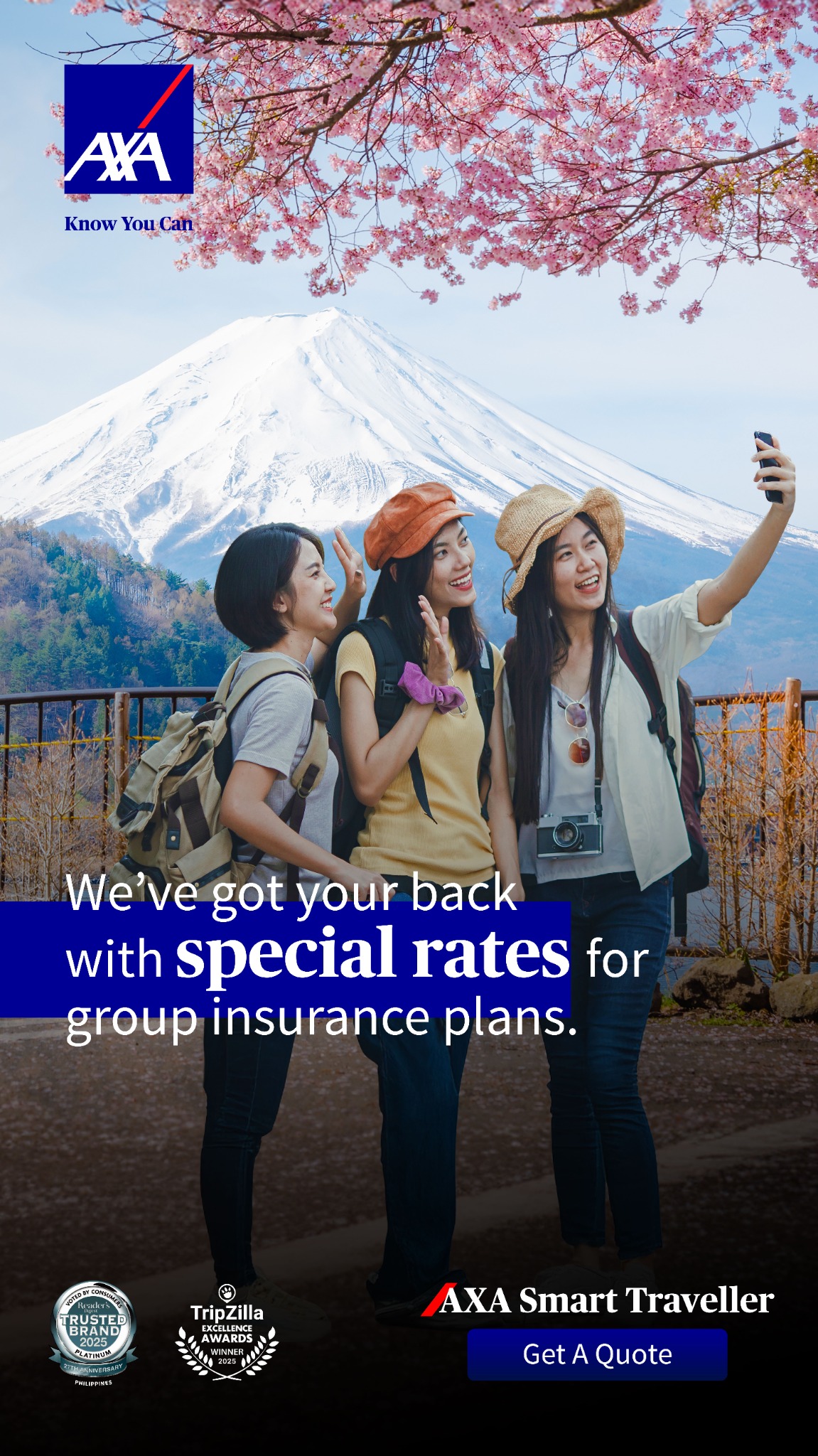 AXA Philippines Facebook ad: AXA Smart Traveller