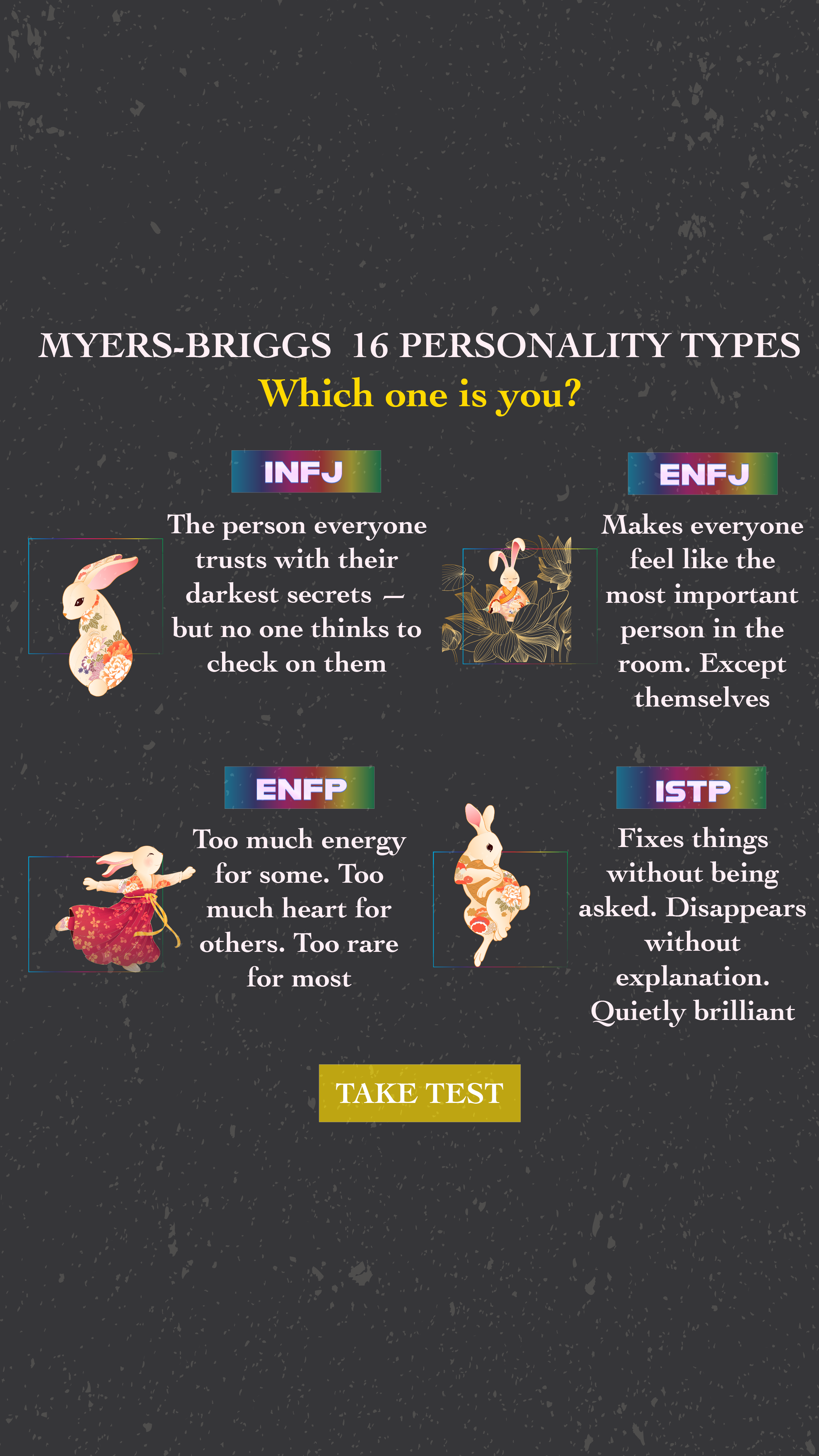 Personality Type Facebook ad
