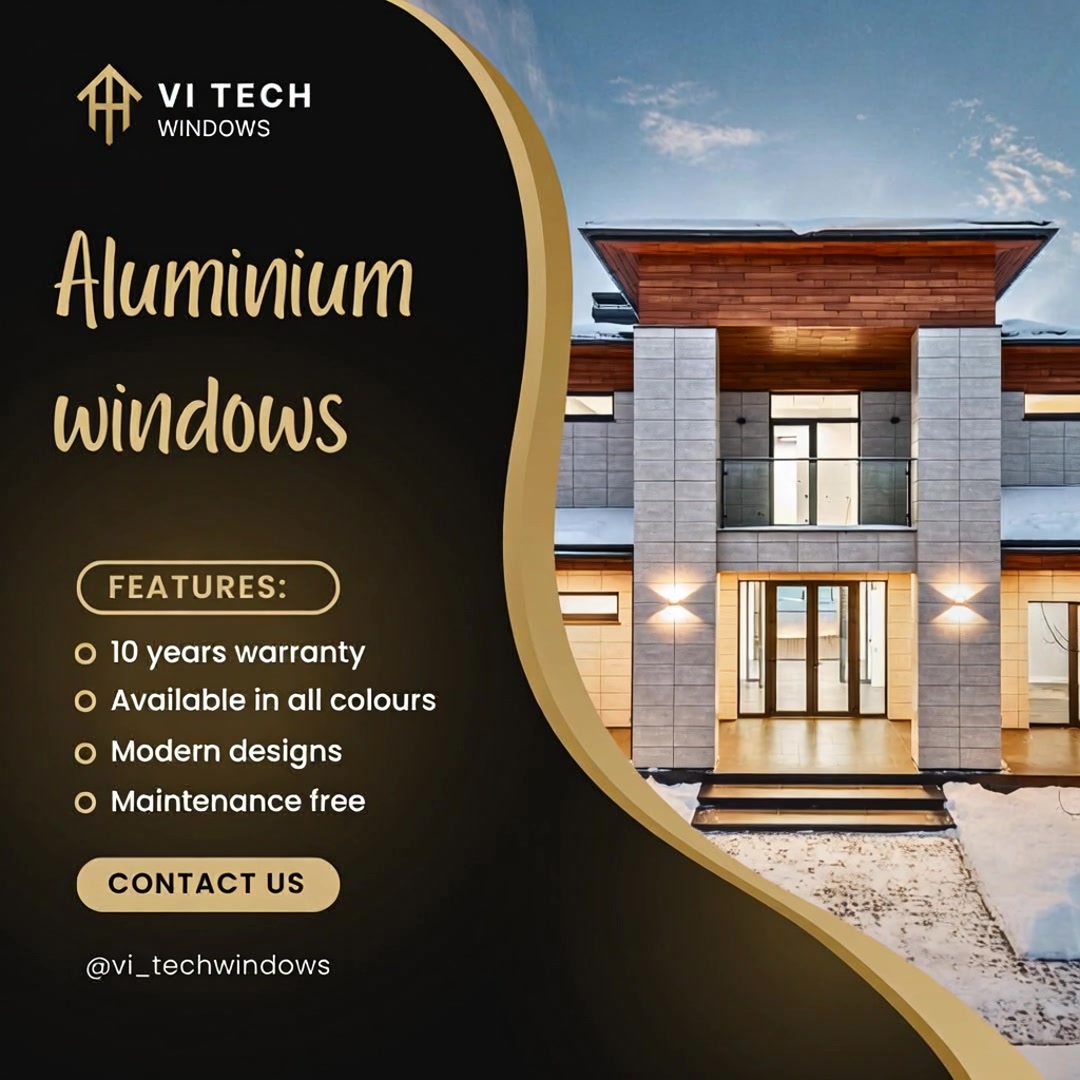 Vi Tech Windows Facebook ad: Ready-to-Install Premium Windows & Doors