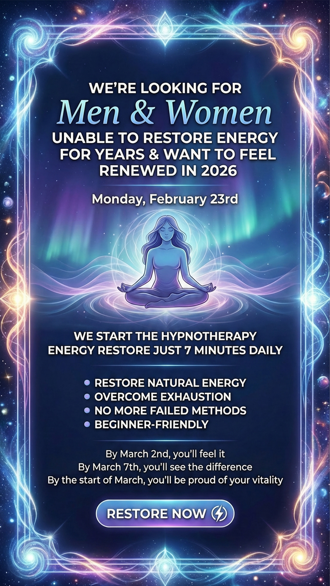 Hypnotherapist Dr. Nicole Green Facebook ad