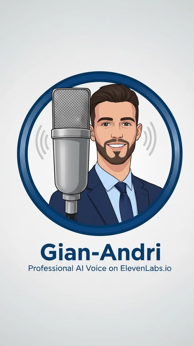 Gian-Andri Professional Voice on ElevenLabs.io Facebook ad from Feb 6, 2026