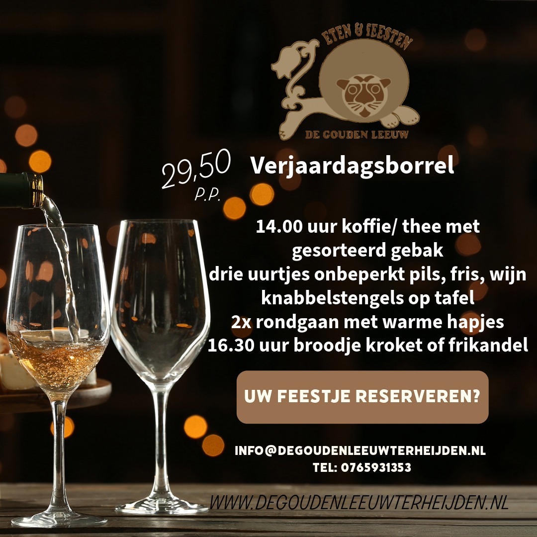 De Gouden Leeuw Terheijden Facebook ad: De Gouden Leeuw Terheijden - Partycentrum en feestzalen