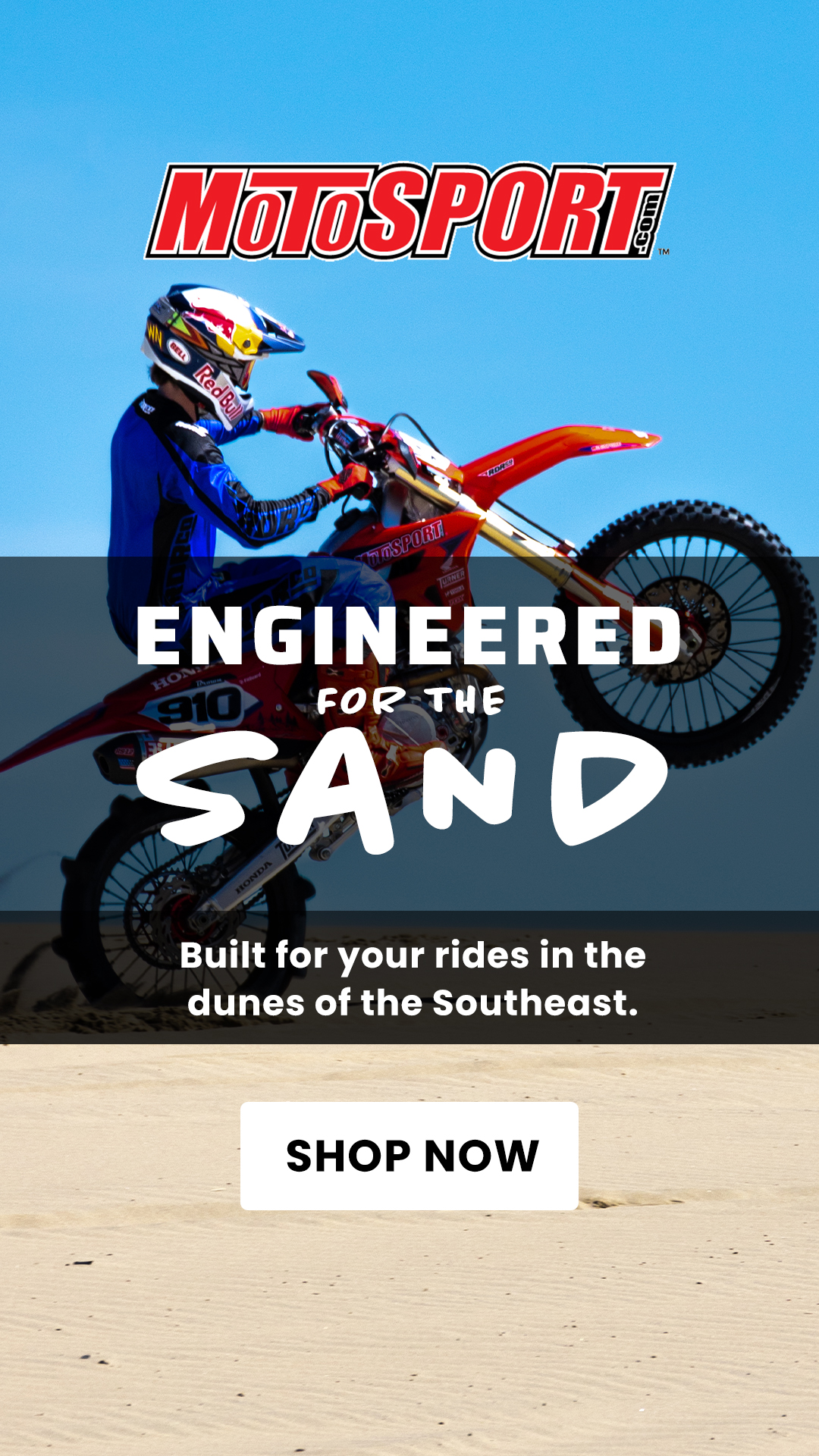 MotoSport Facebook ad