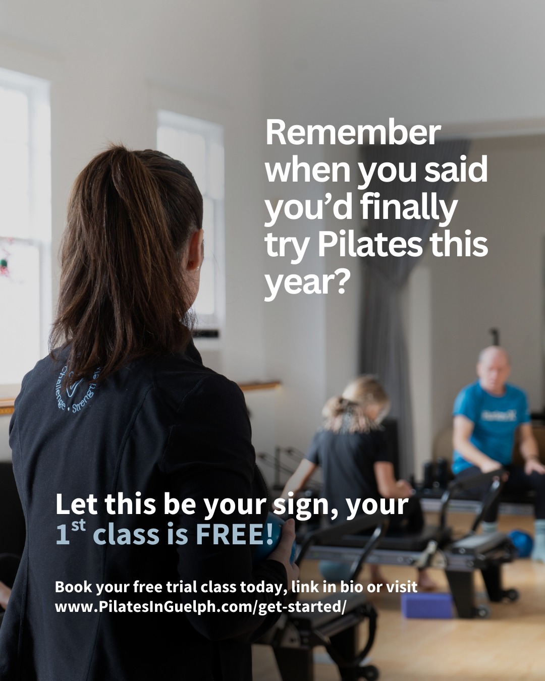 Pilates in Guelph Facebook ad