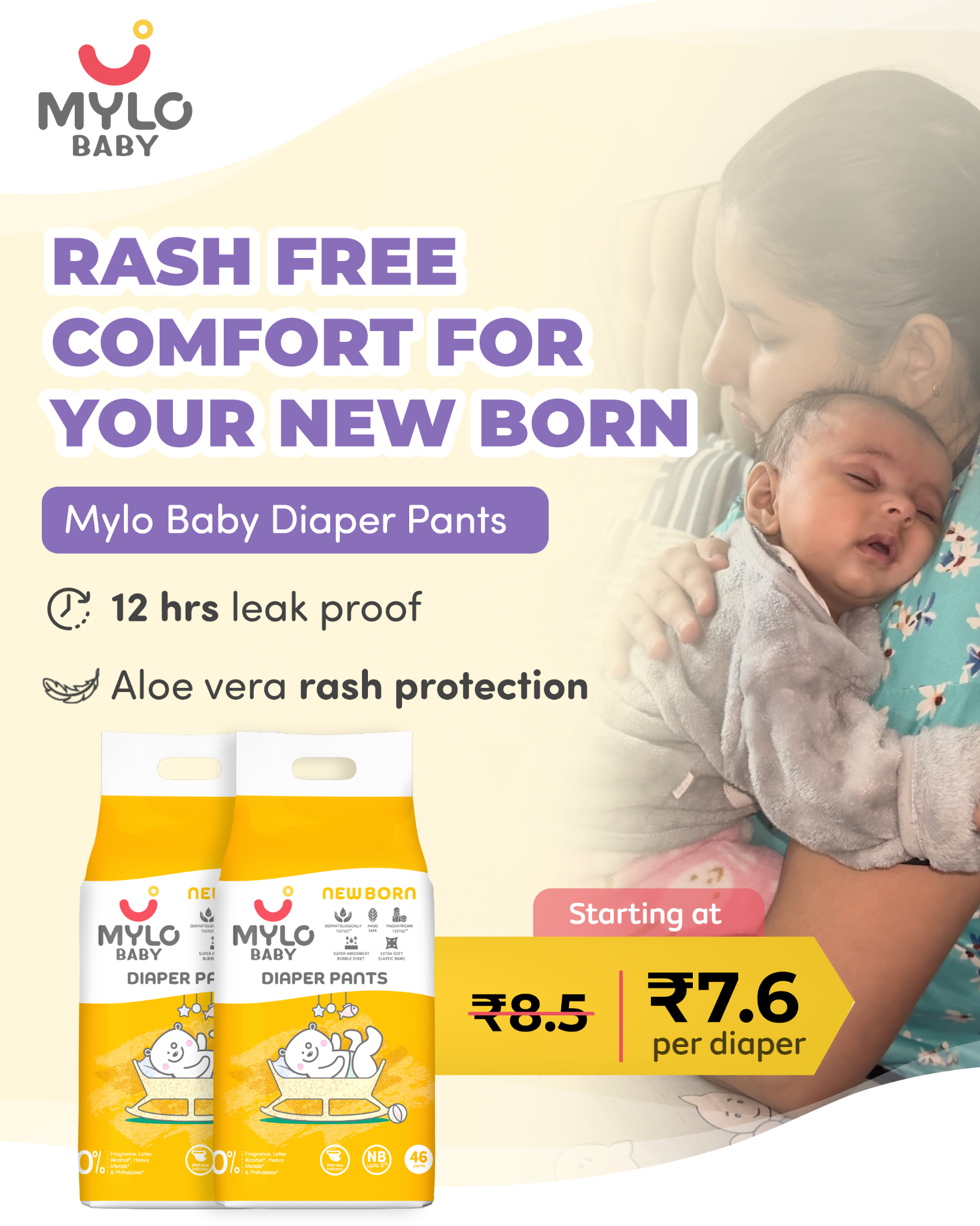 Mylo Baby Facebook ad
