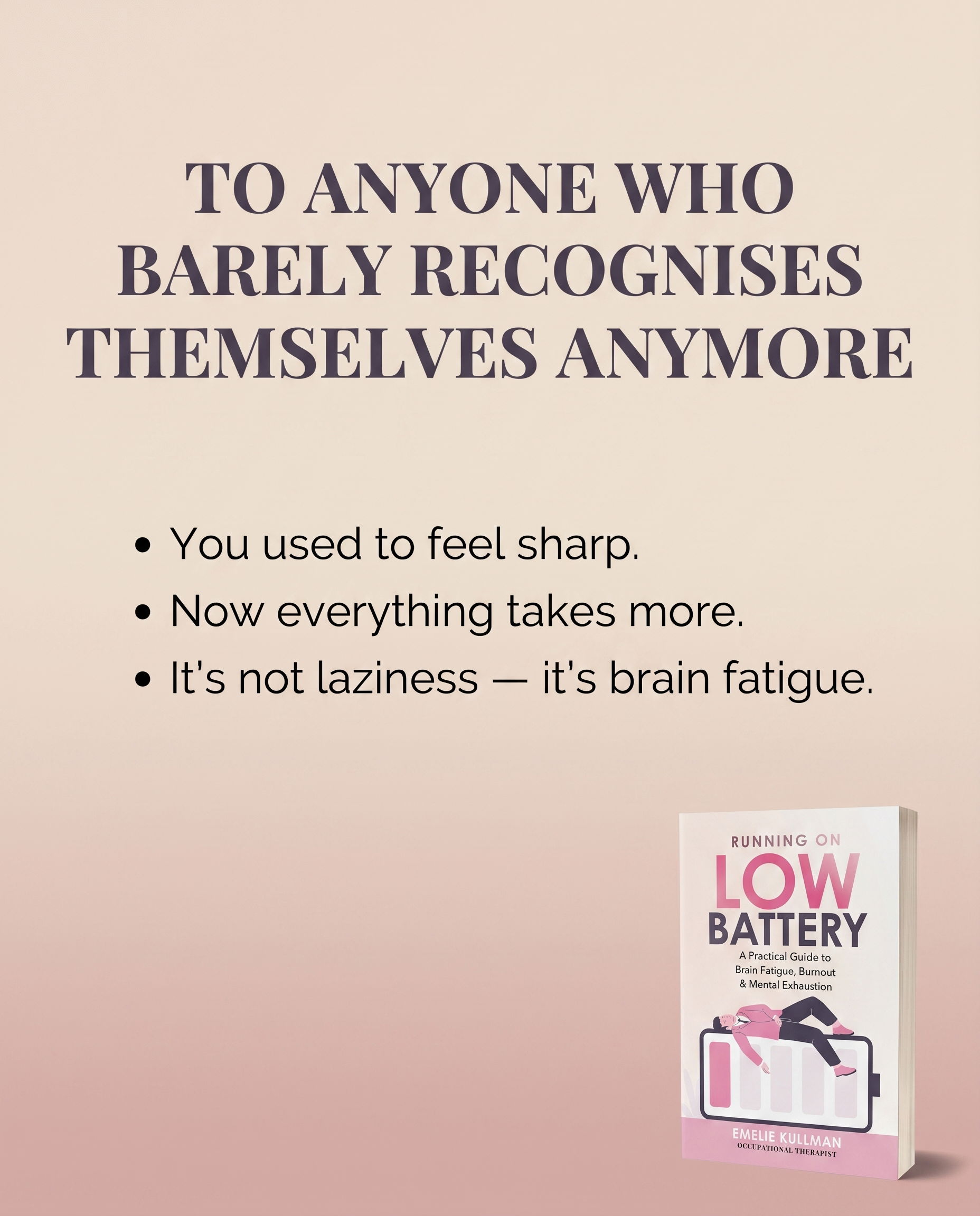 Running on Low Battery Facebook ad: Don't recognise yourself anymore?