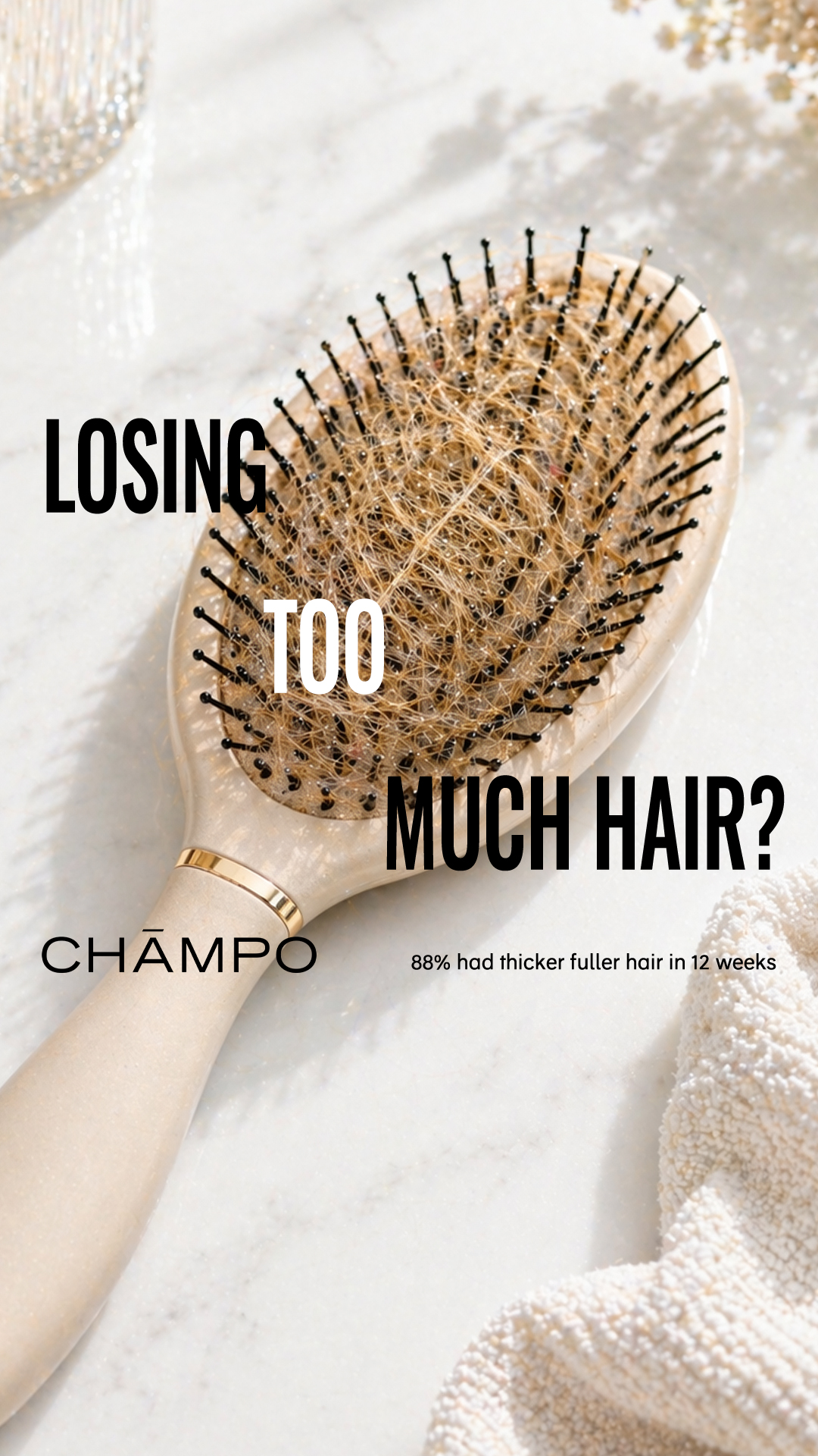 Chāmpo Haircare Facebook ad