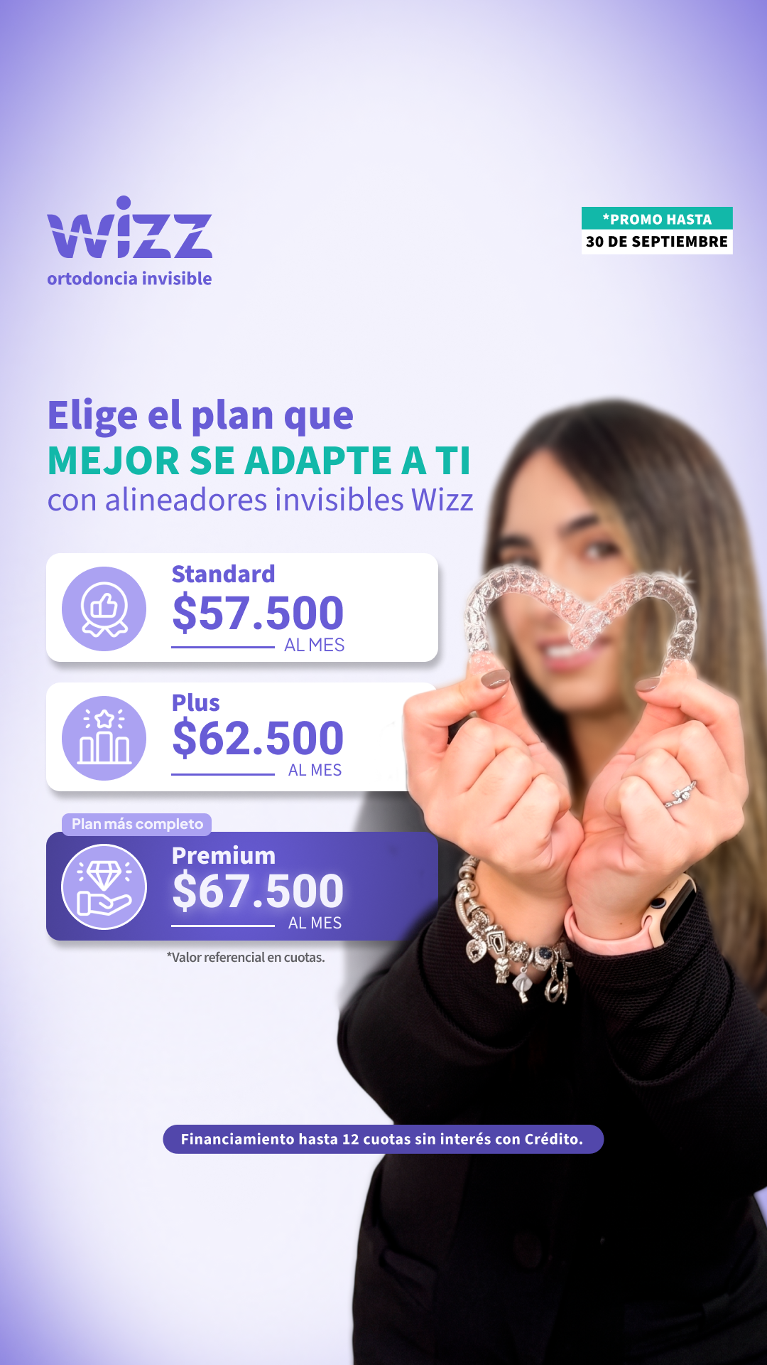 Wizz Chile Facebook ad: Corrige tu sonrisa con alineadores invisibles guiados por…