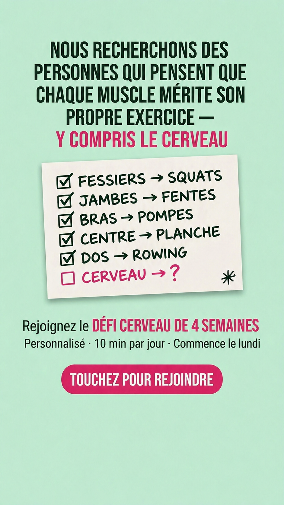 Impulse: Brain Training & Self-Discovery Facebook ad