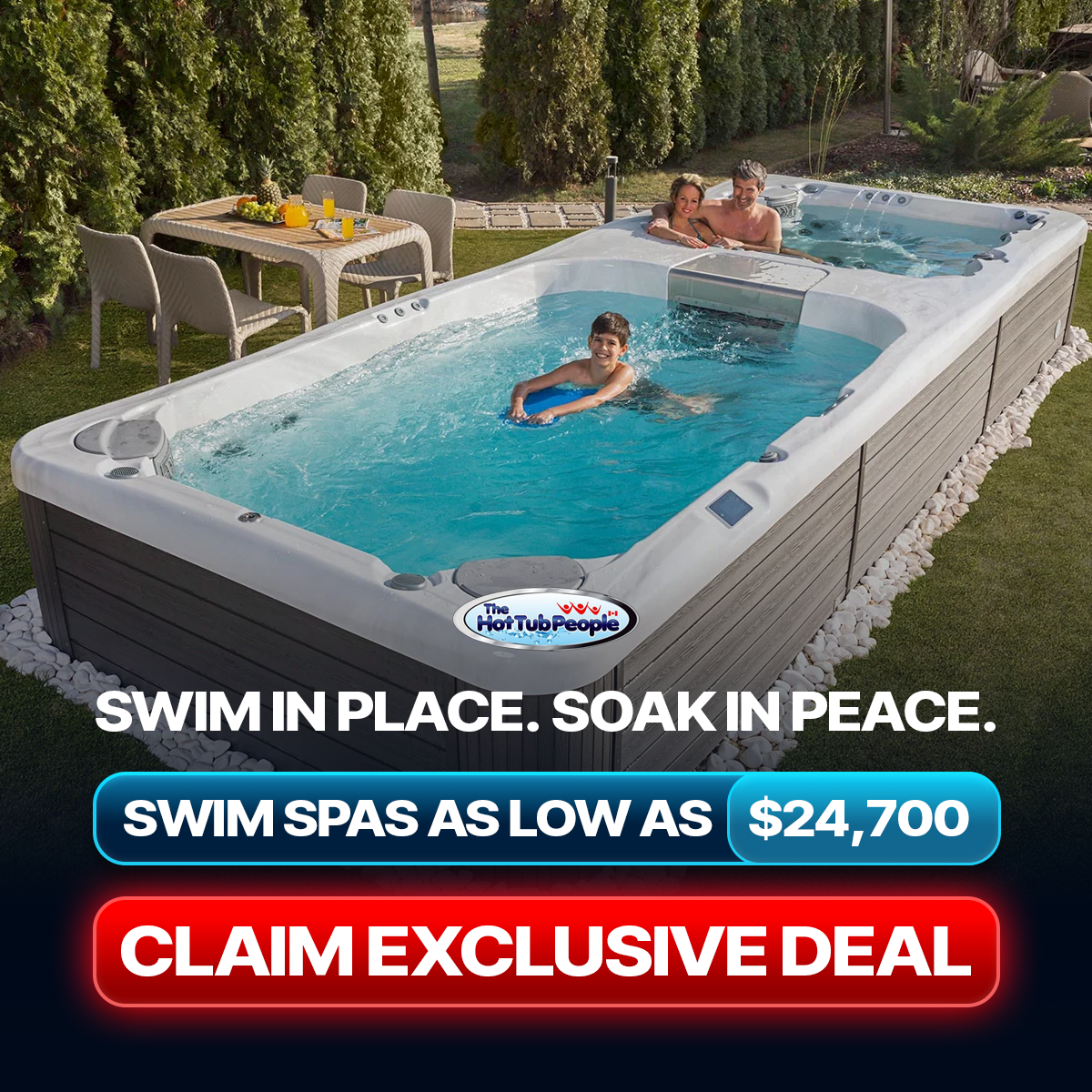 The Hot Tub People Facebook ad from May 1, 2026