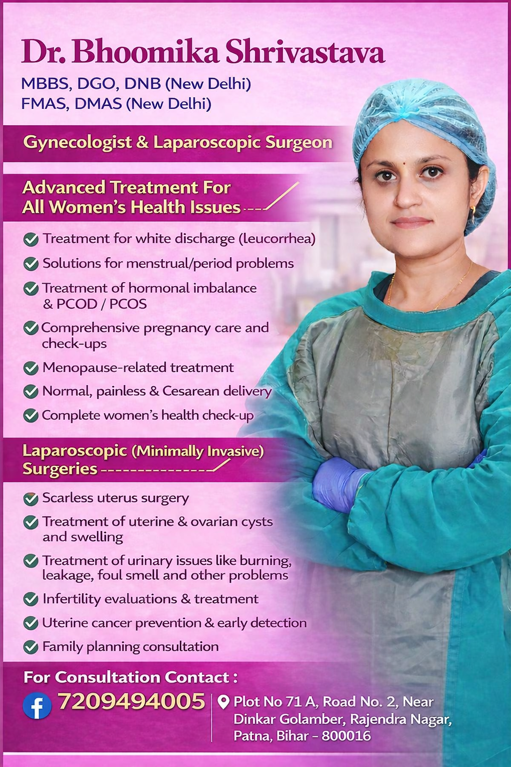 Dr. Bhoomika Shrivastava Facebook ad: Dr. Bhoomika Shrivastava