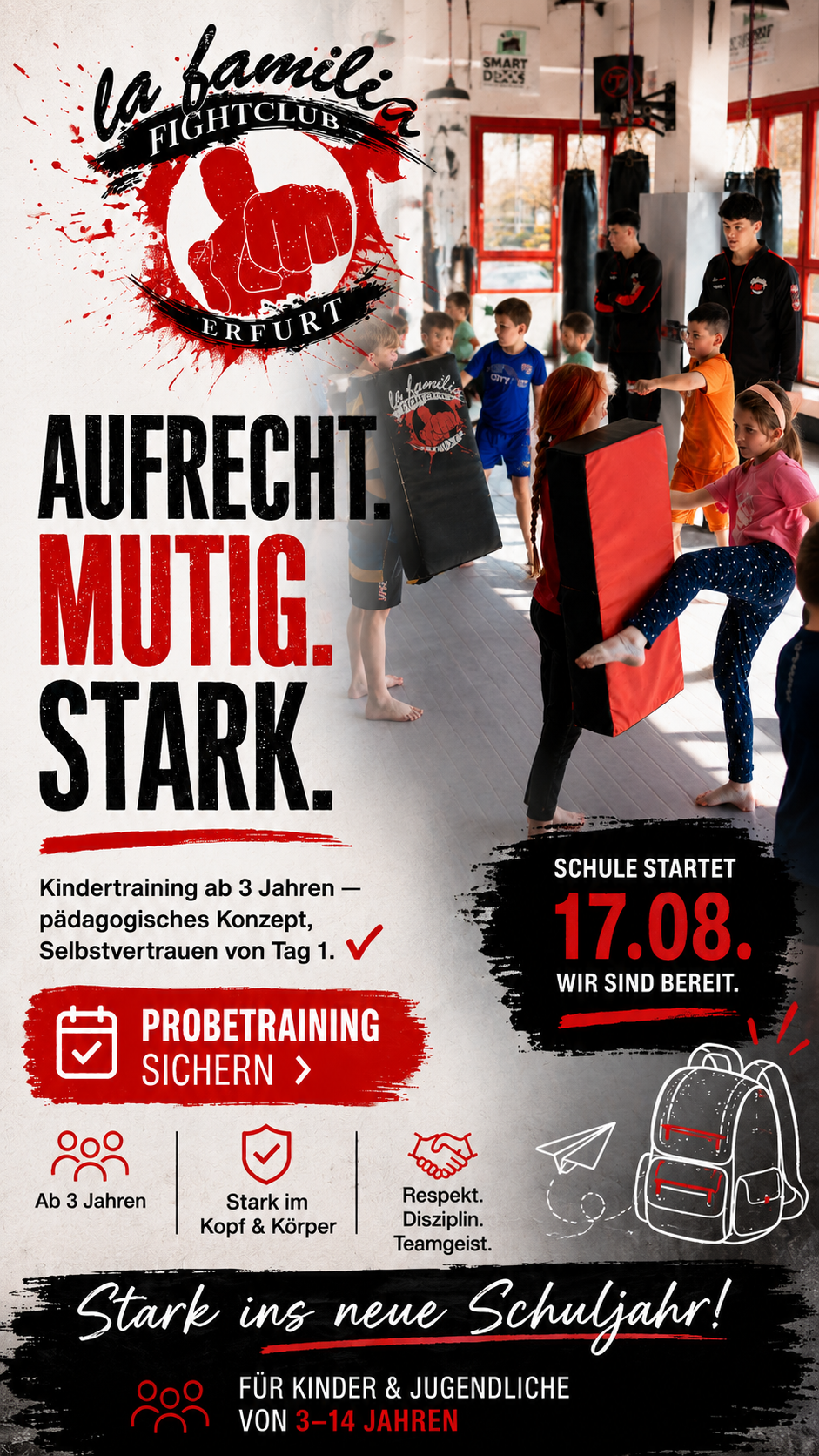 La familia Fightclub Erfurt Facebook ad