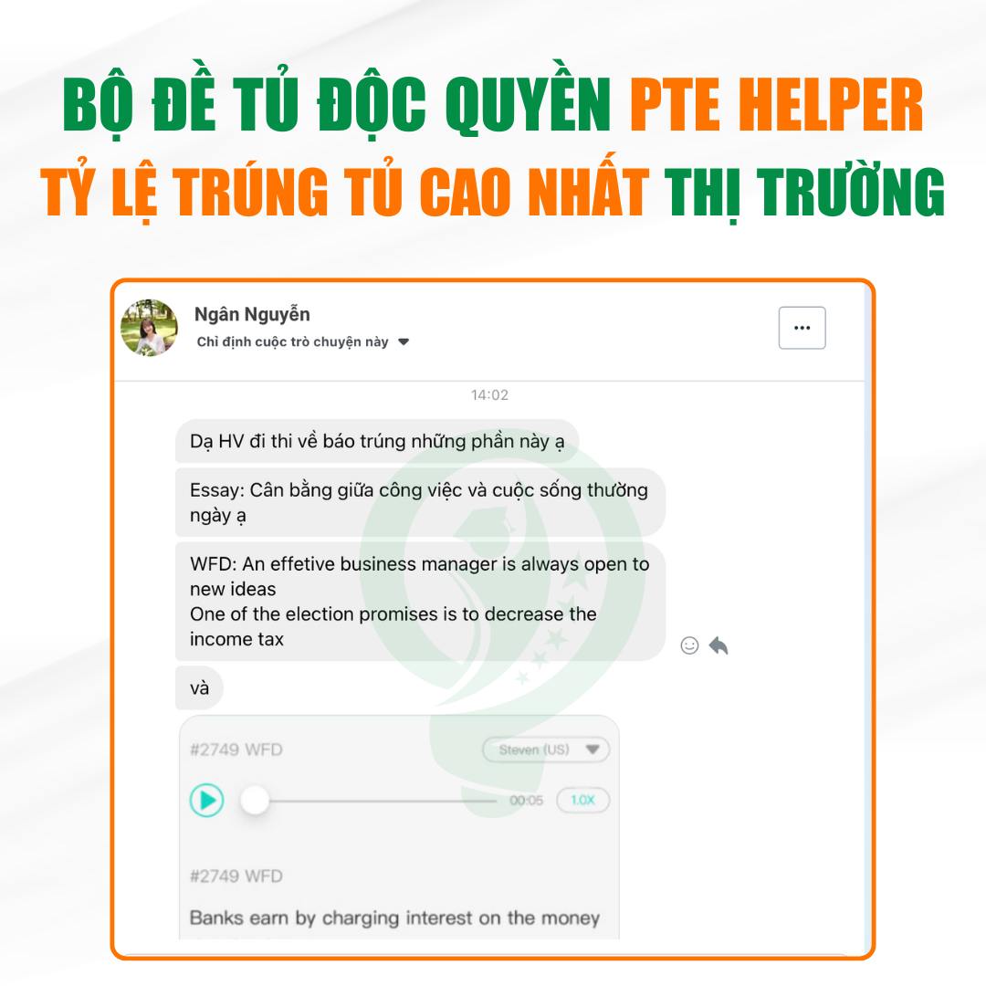 PTE Helper Facebook ad