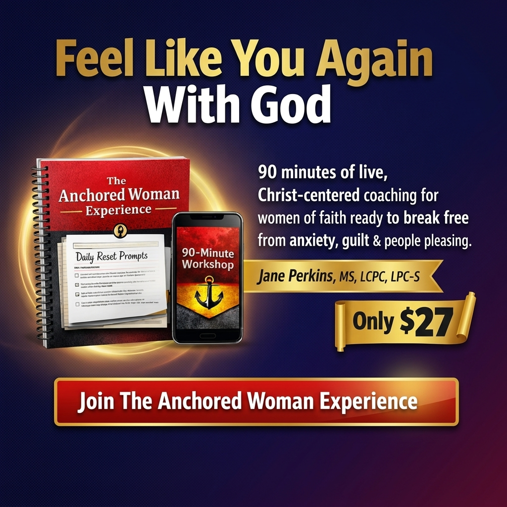 Anchored Woman Facebook ad: The Anchored Woman
