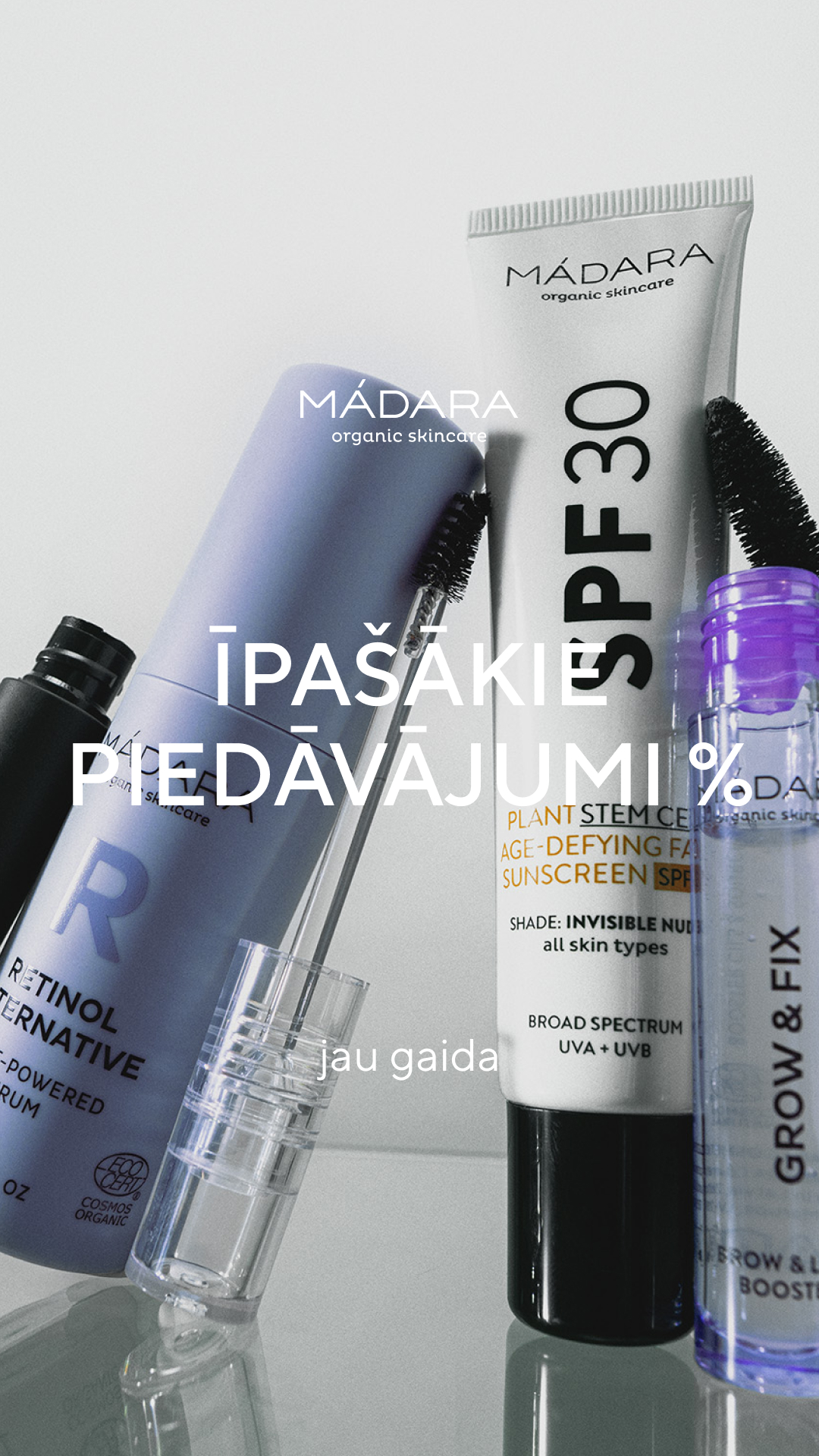 Mádara Organic Skincare Facebook ad