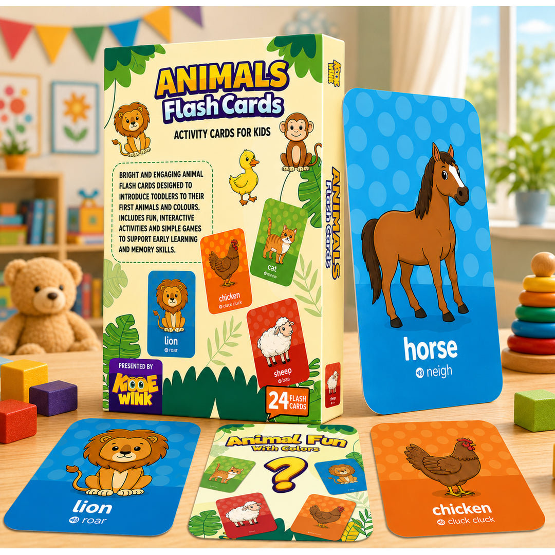 KiddieWink.Pk Facebook ad: Flash Cards That Grow With Your Child, From…
