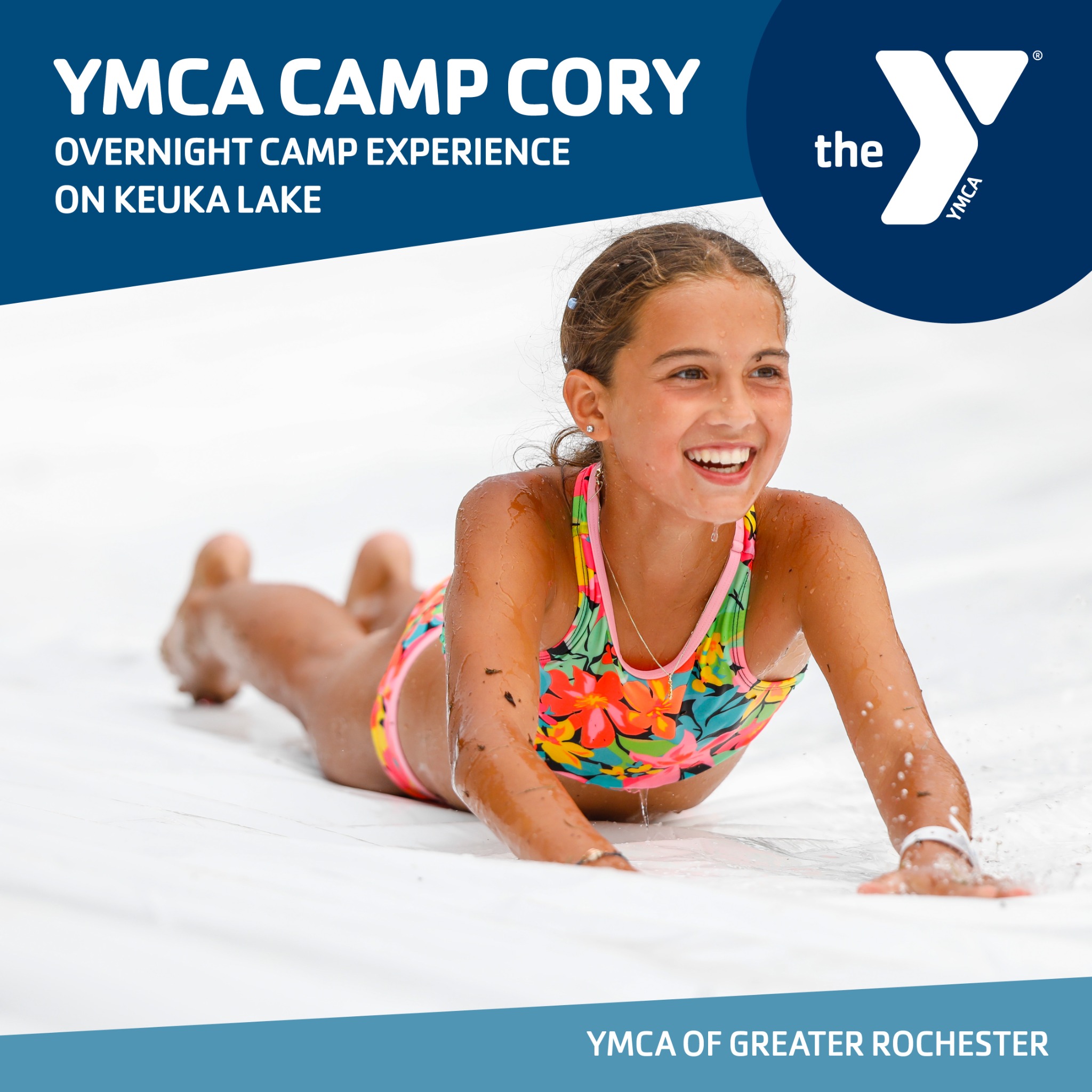YMCA of Greater Rochester Facebook ad: Give your child the gift of independence, friendship…