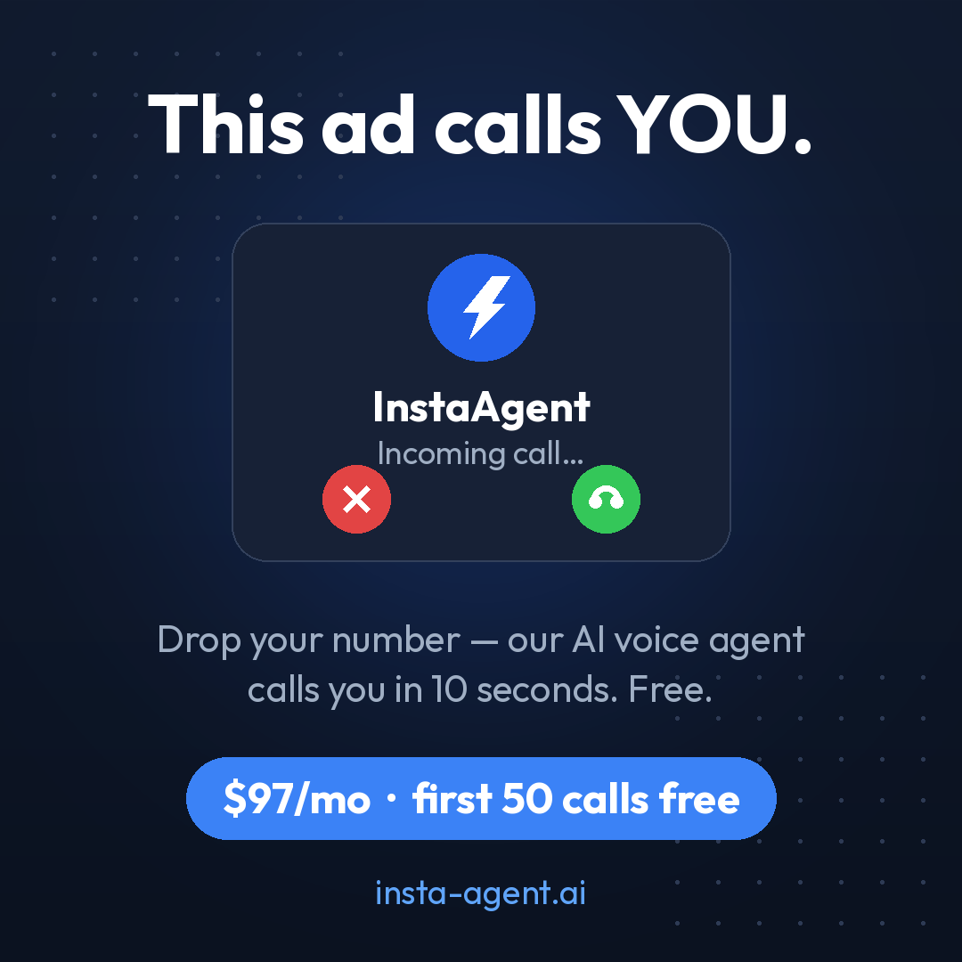 Insta-Agent Facebook ad: Are you running meta ads and looking for…