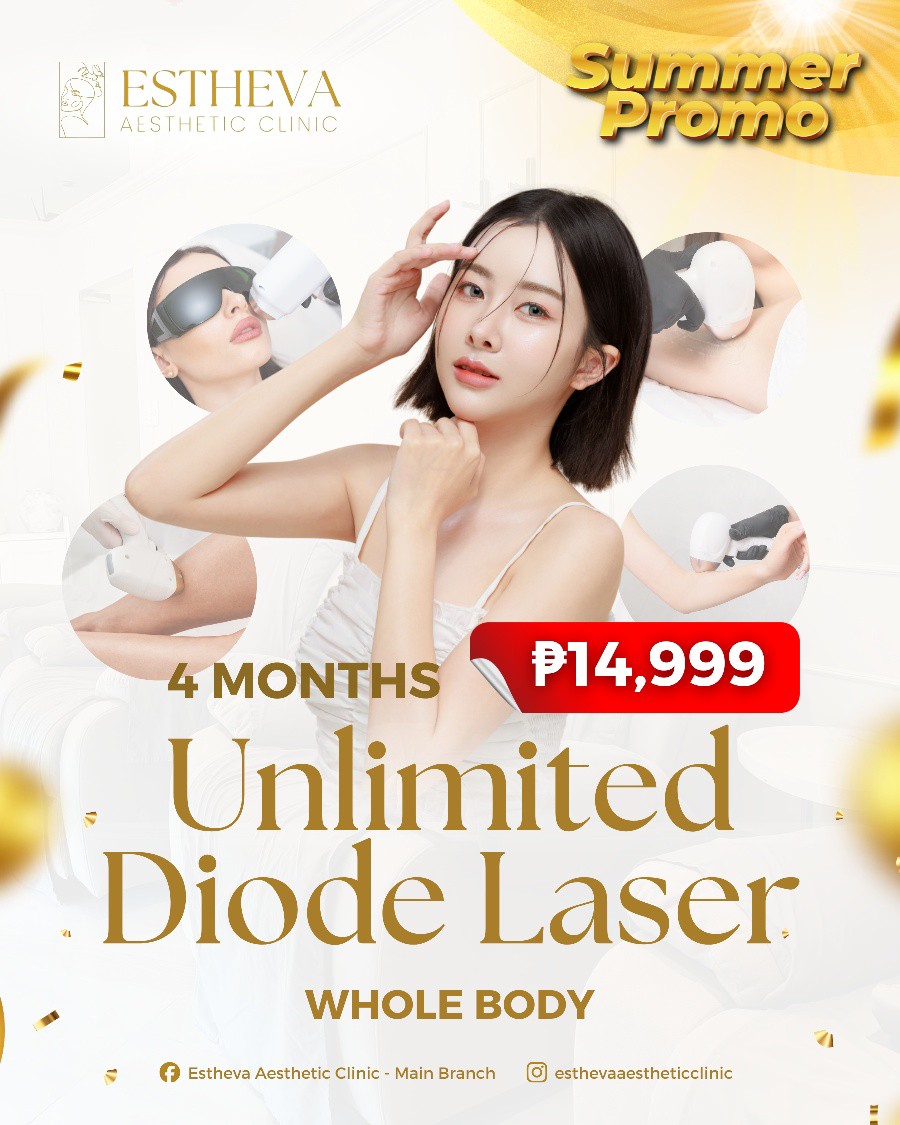 Estheva Aesthetic Clinic - Main Branch Facebook ad: It’s time to experience long-lasting smooth skin with…