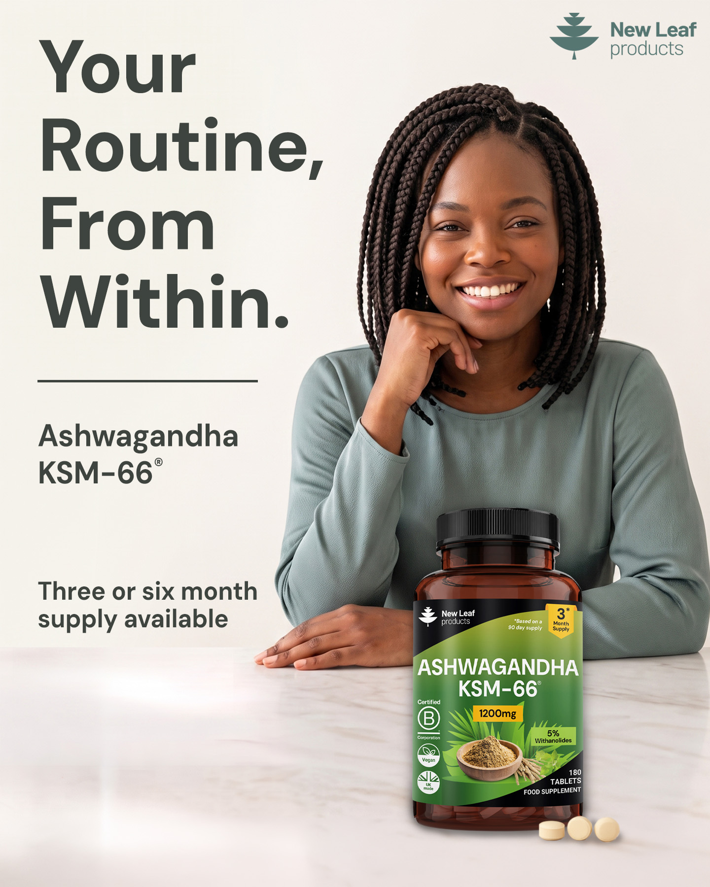 New-Leaf-Products.com Facebook ad
