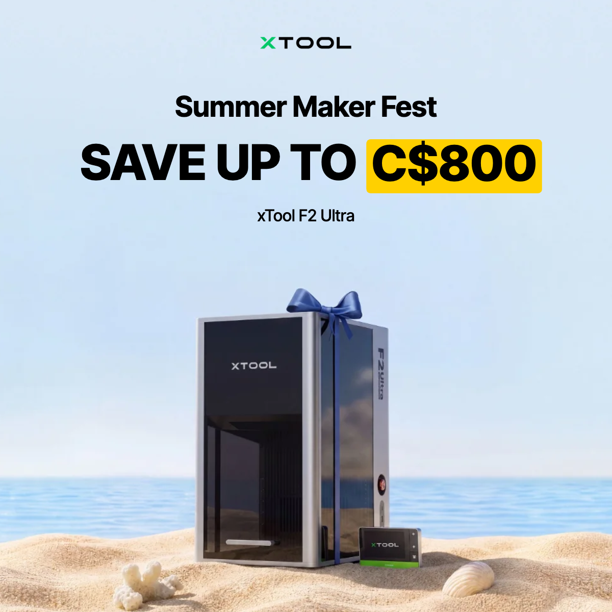 xTool Facebook ad: Save up to C$800 on F2 Ultra