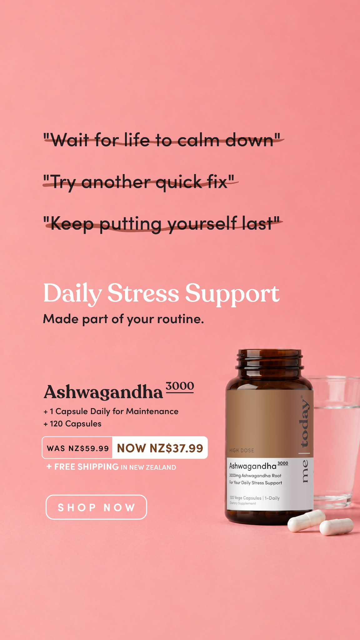 Me Today Facebook ad