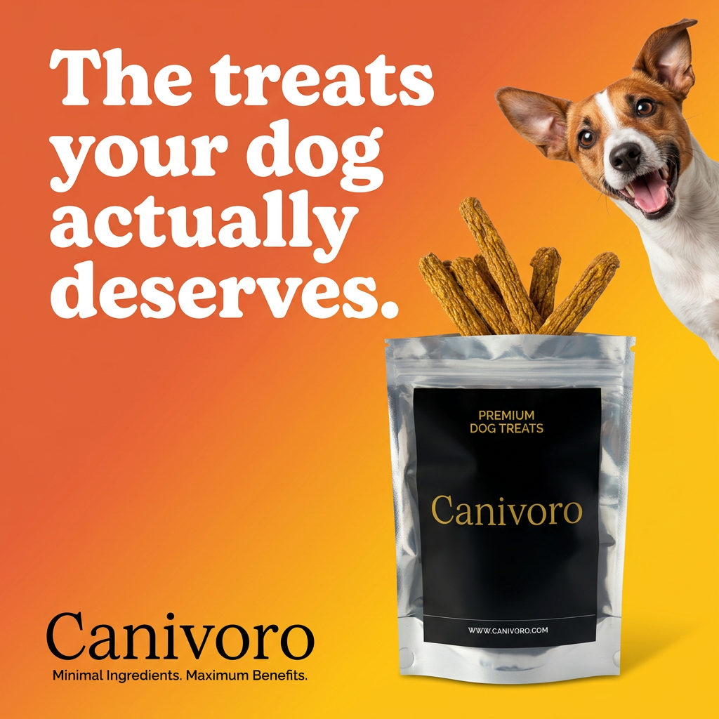 Canivoro.pet Facebook ad: The Treats Your Dog Actually Deserves