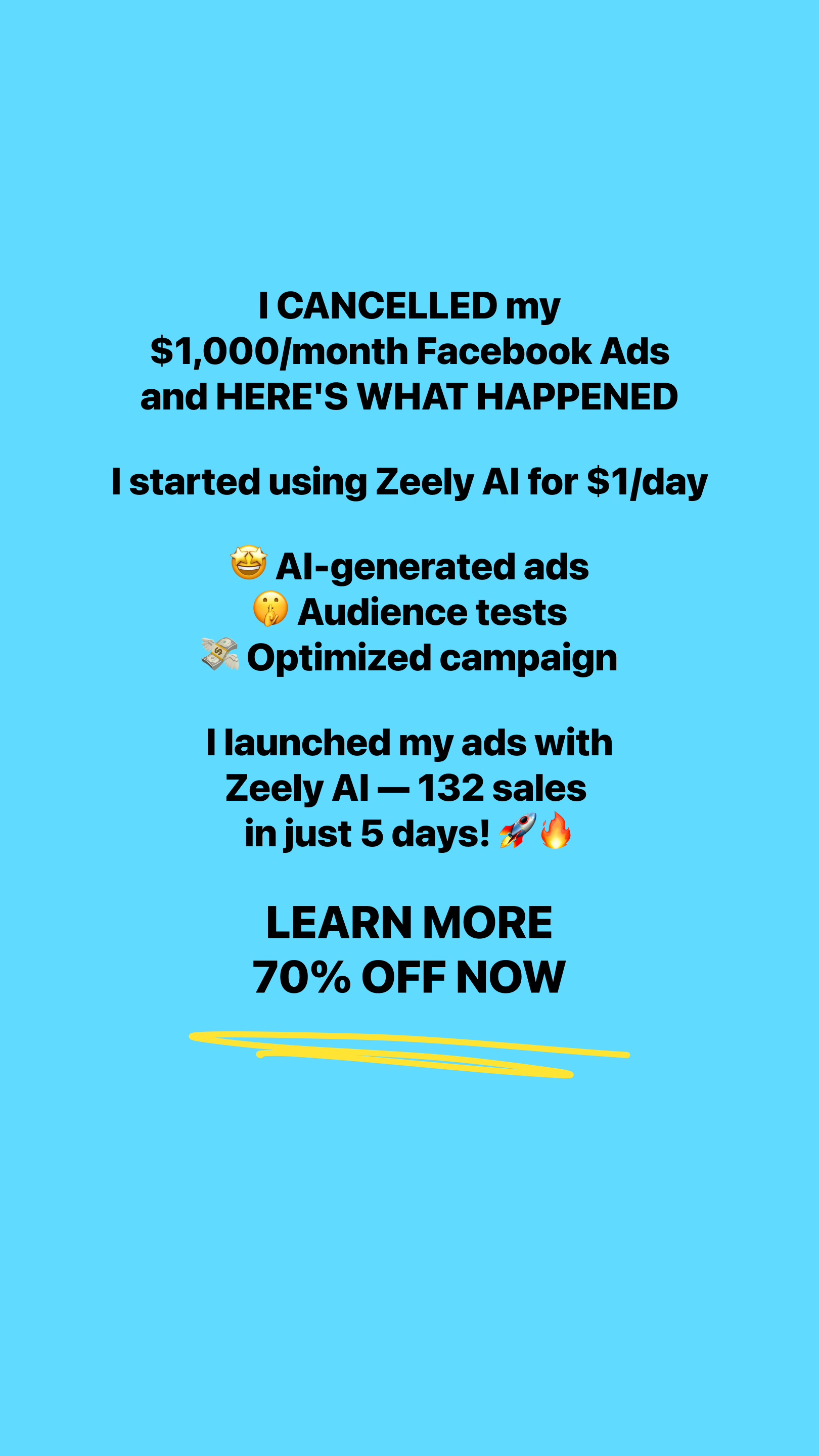Zeely Facebook ad