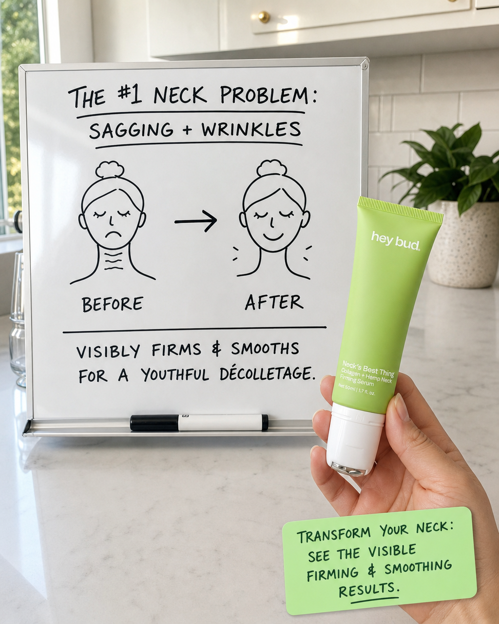 Hey Bud Skincare Facebook ad