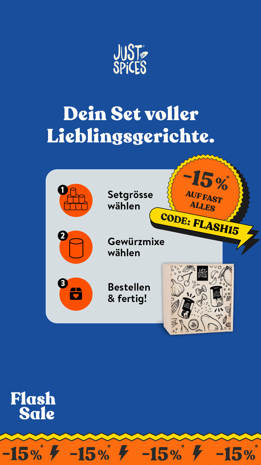 Just Spices Facebook ad