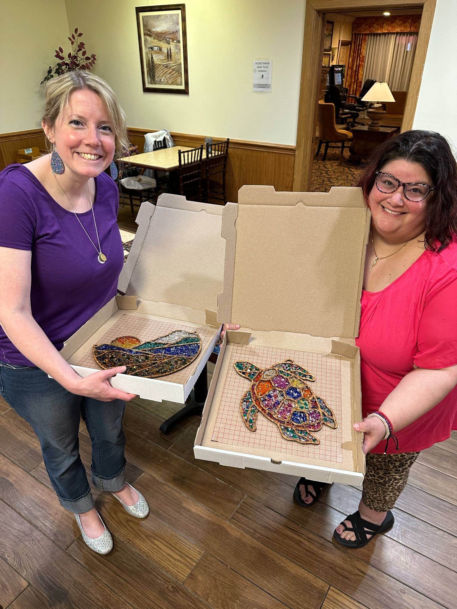 Erie Crushed Glass & Resin Art Facebook ad