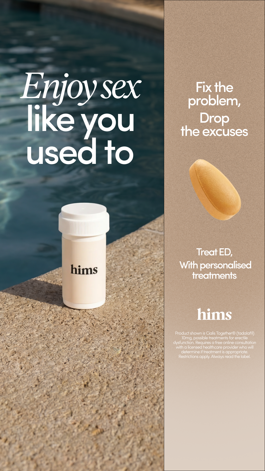 hims Facebook ad