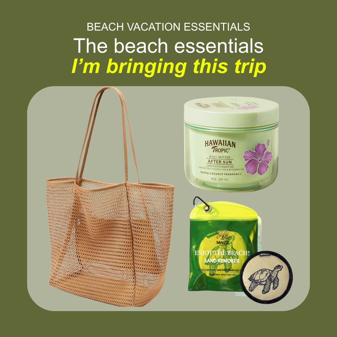 Add-To-Cart Deals Facebook ad: Check Beach Vacation Essentials We’d Choose First