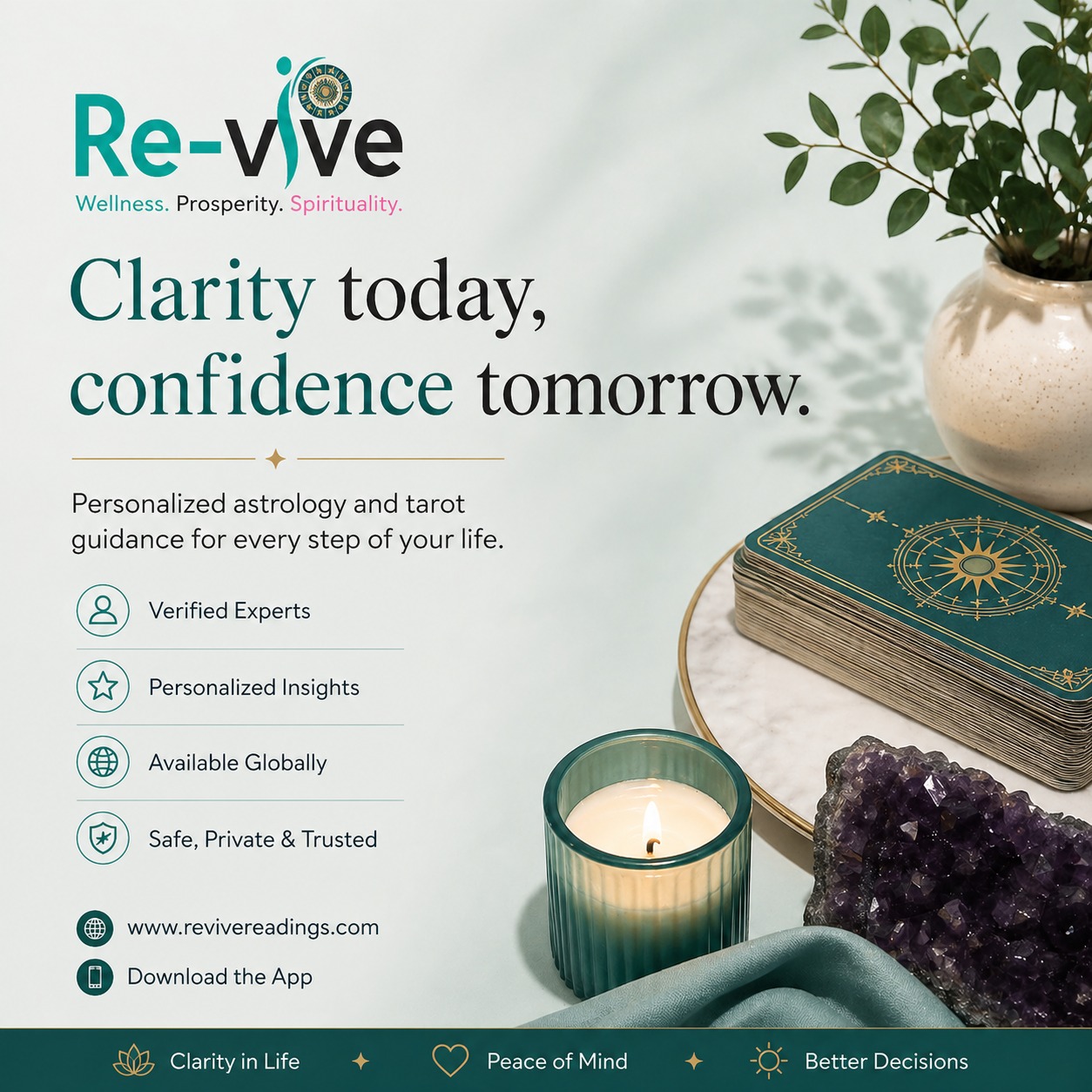 Revive Readings Facebook ad: In today’s fast-paced world, uncertainty has quietly become…