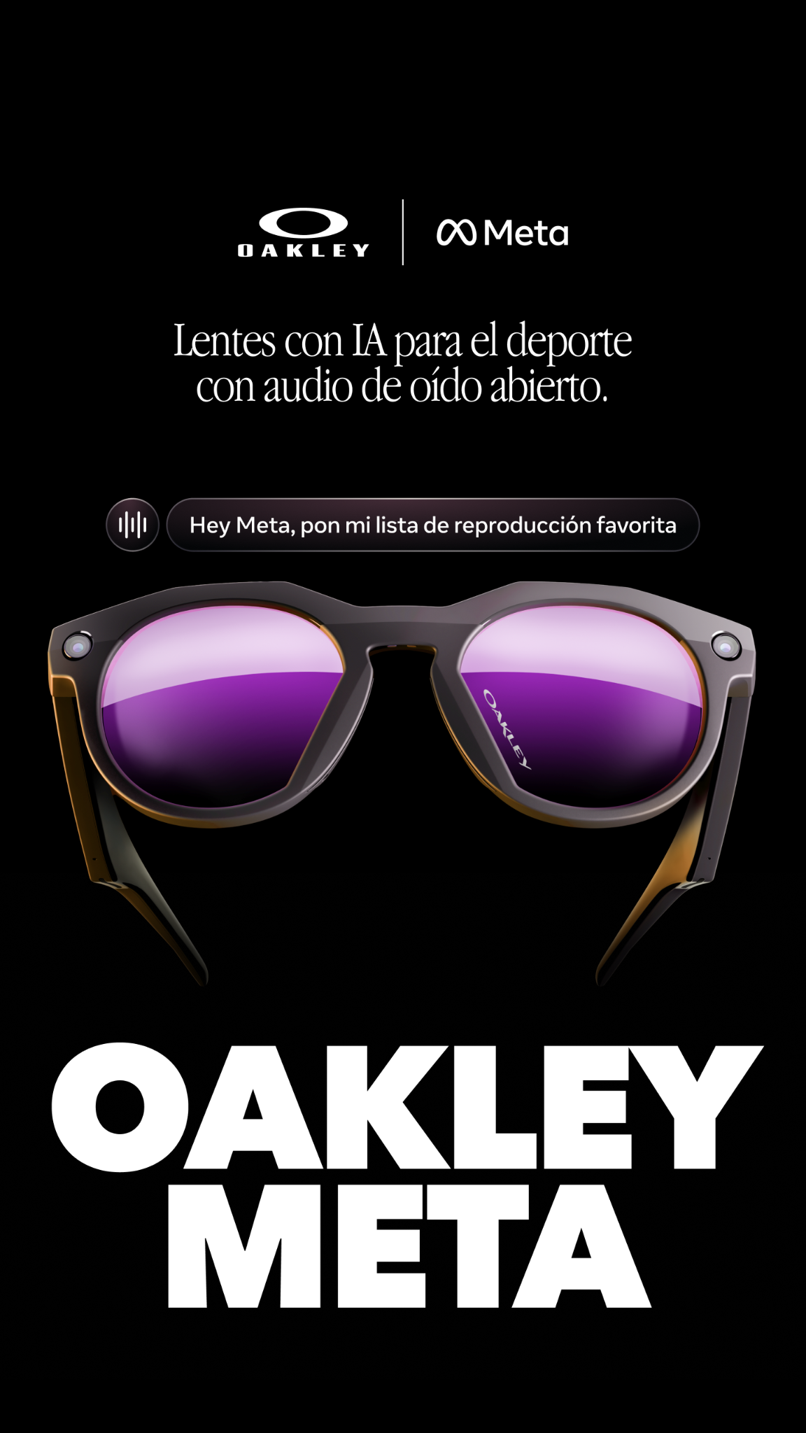 Oakley Meta Facebook ad