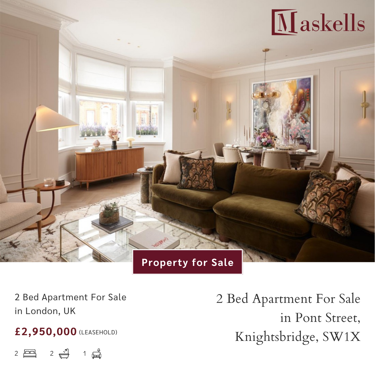 Maskells Estate Agents Facebook ad