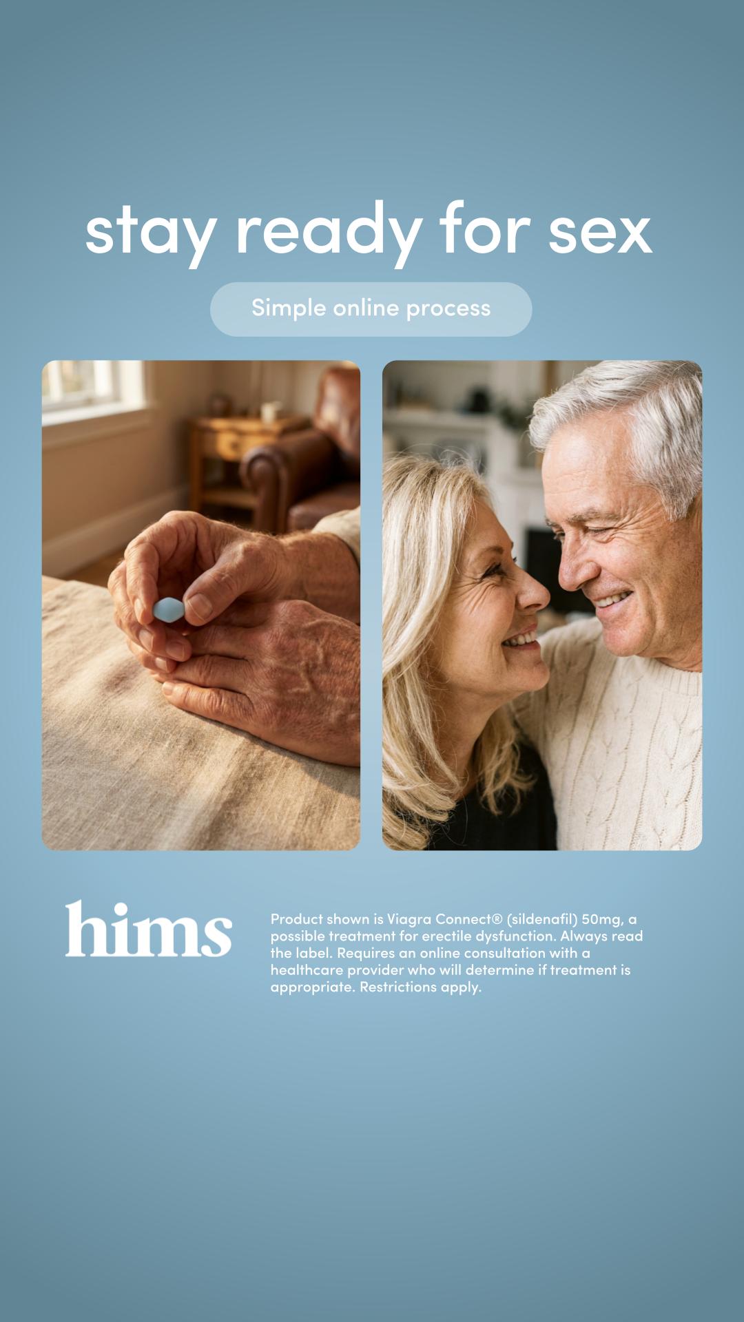 hims Facebook ad
