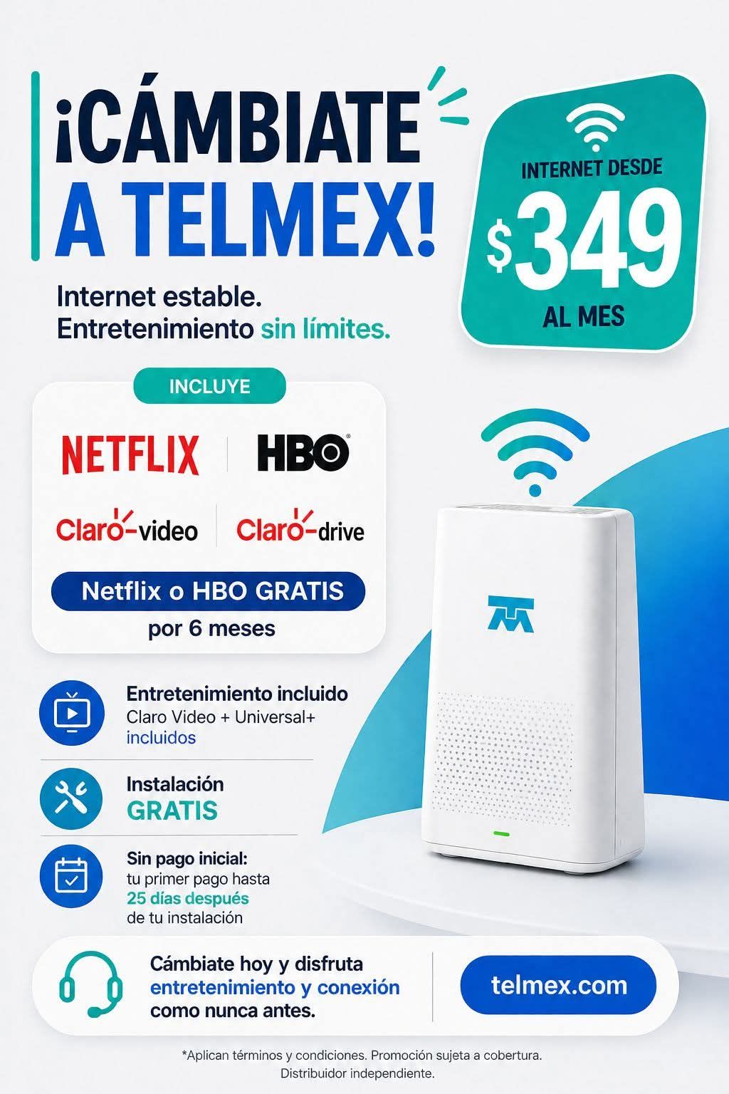 Fernanda promotora Telmex Facebook ad from Jul 27, 2026