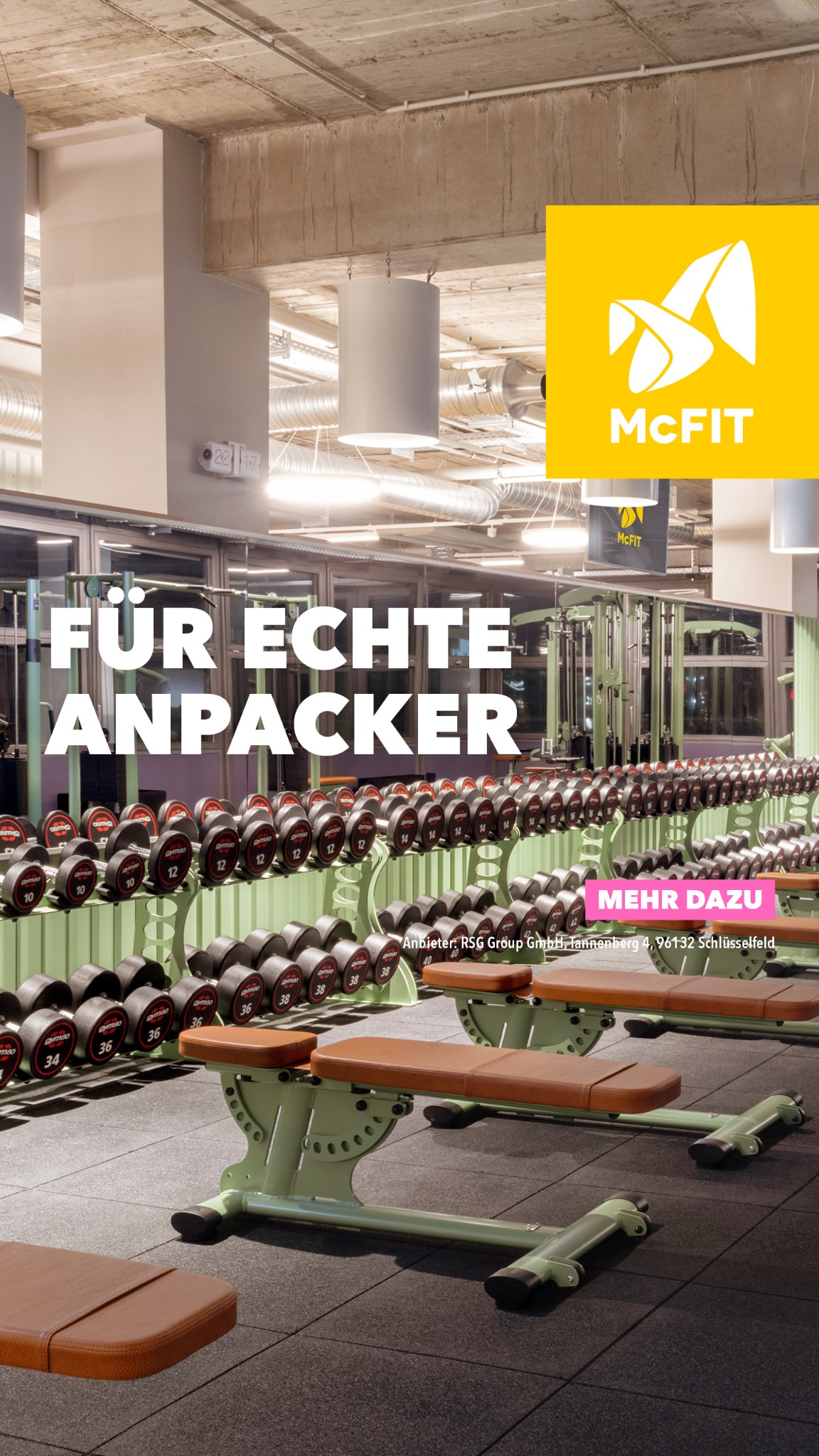 McFIT Facebook ad