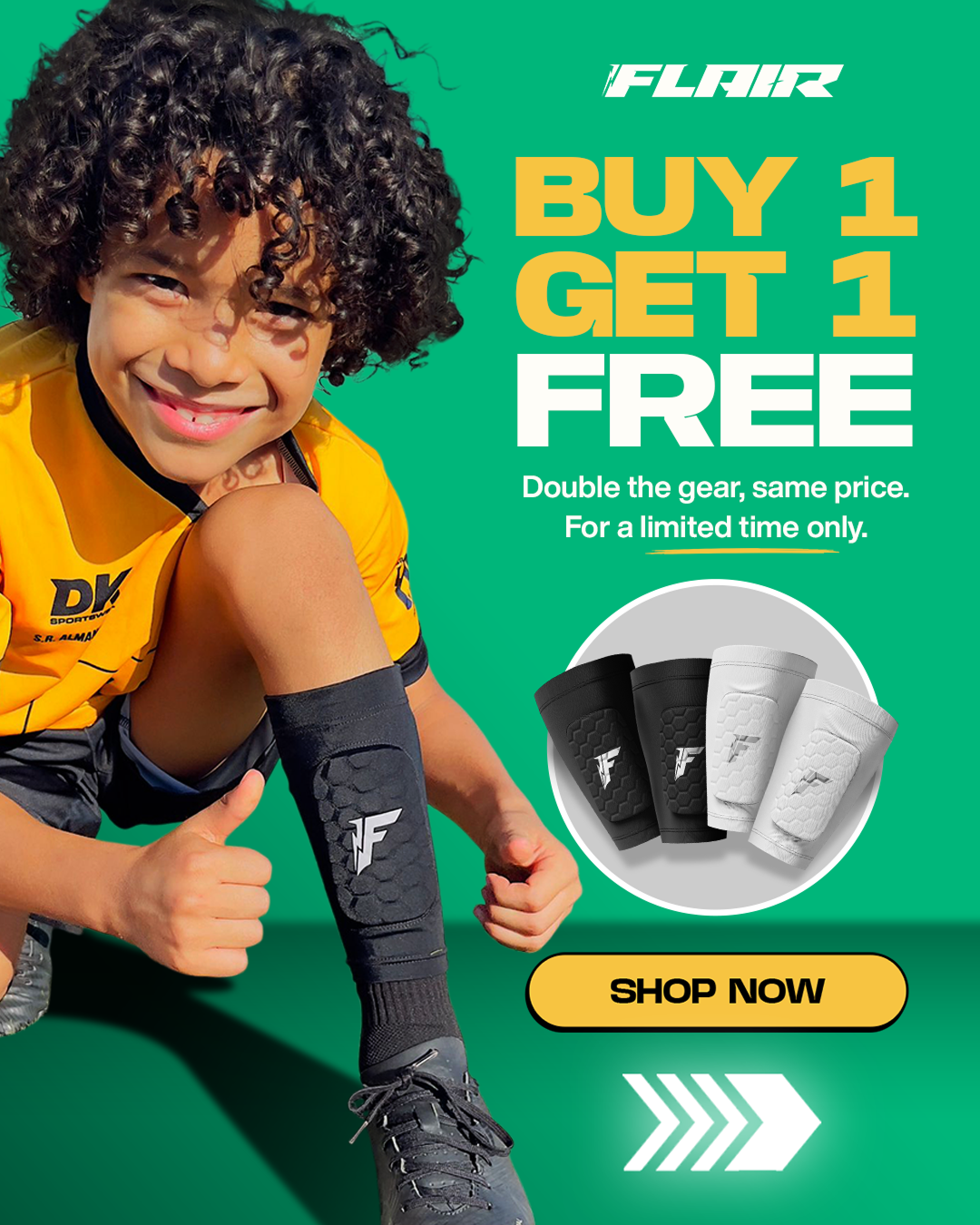 FLAIR Fútbol ad creative