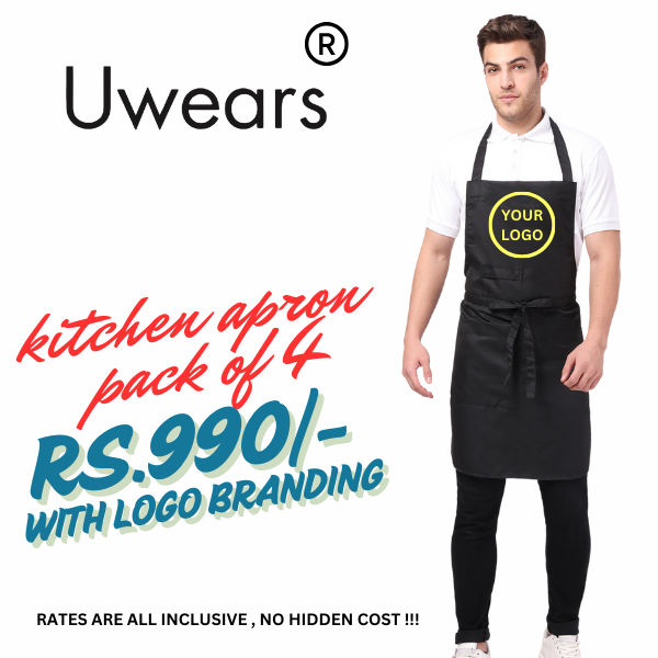 Associated Uniforms - Uwears.Store Facebook ad: Aprons for Cafe, Bar & Kitchen!